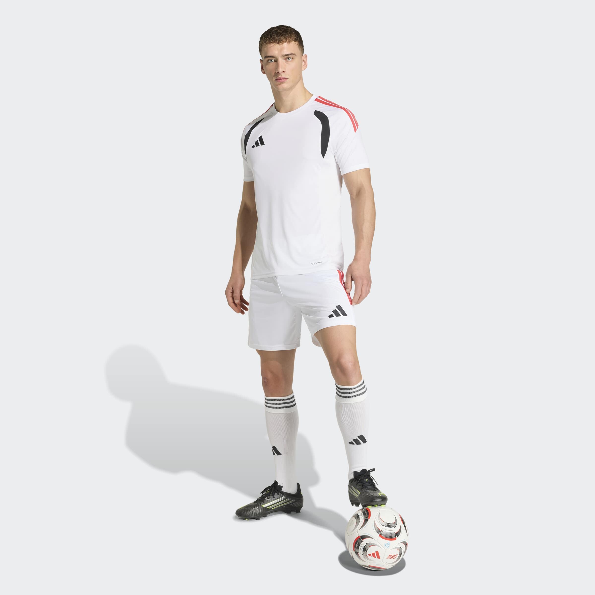 Short d'entraînement adidas Tiro 26 Adulte Blanc/Rouge 6/6