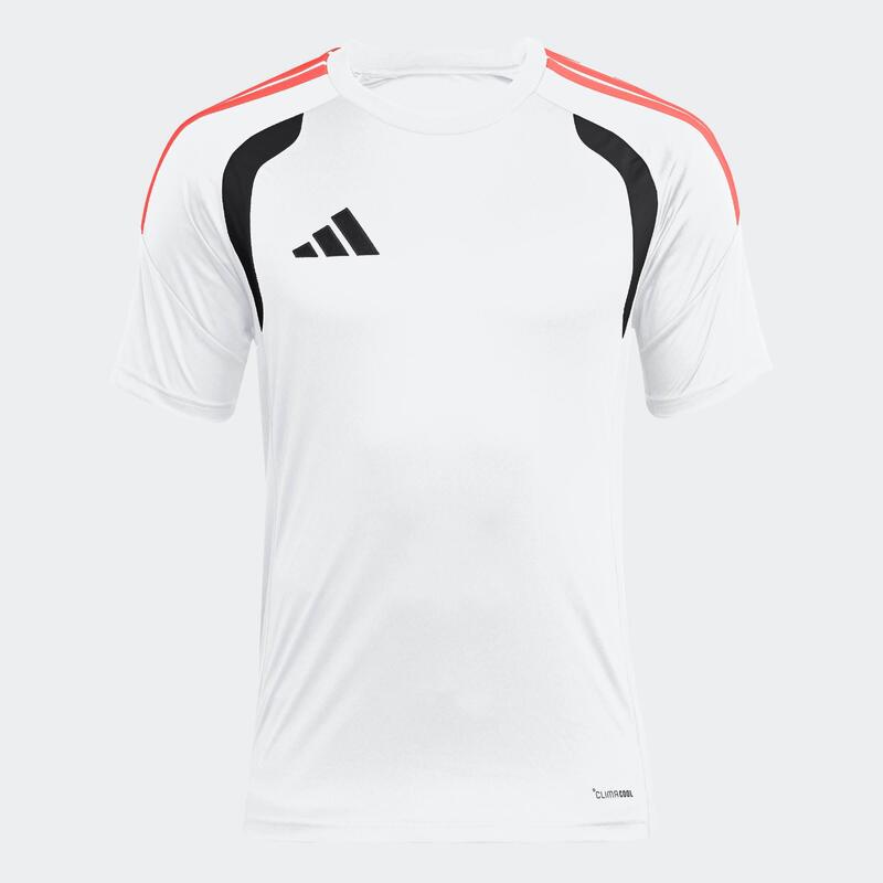 Tricou de antrenament Tiro 26 alb-roșu, adulți