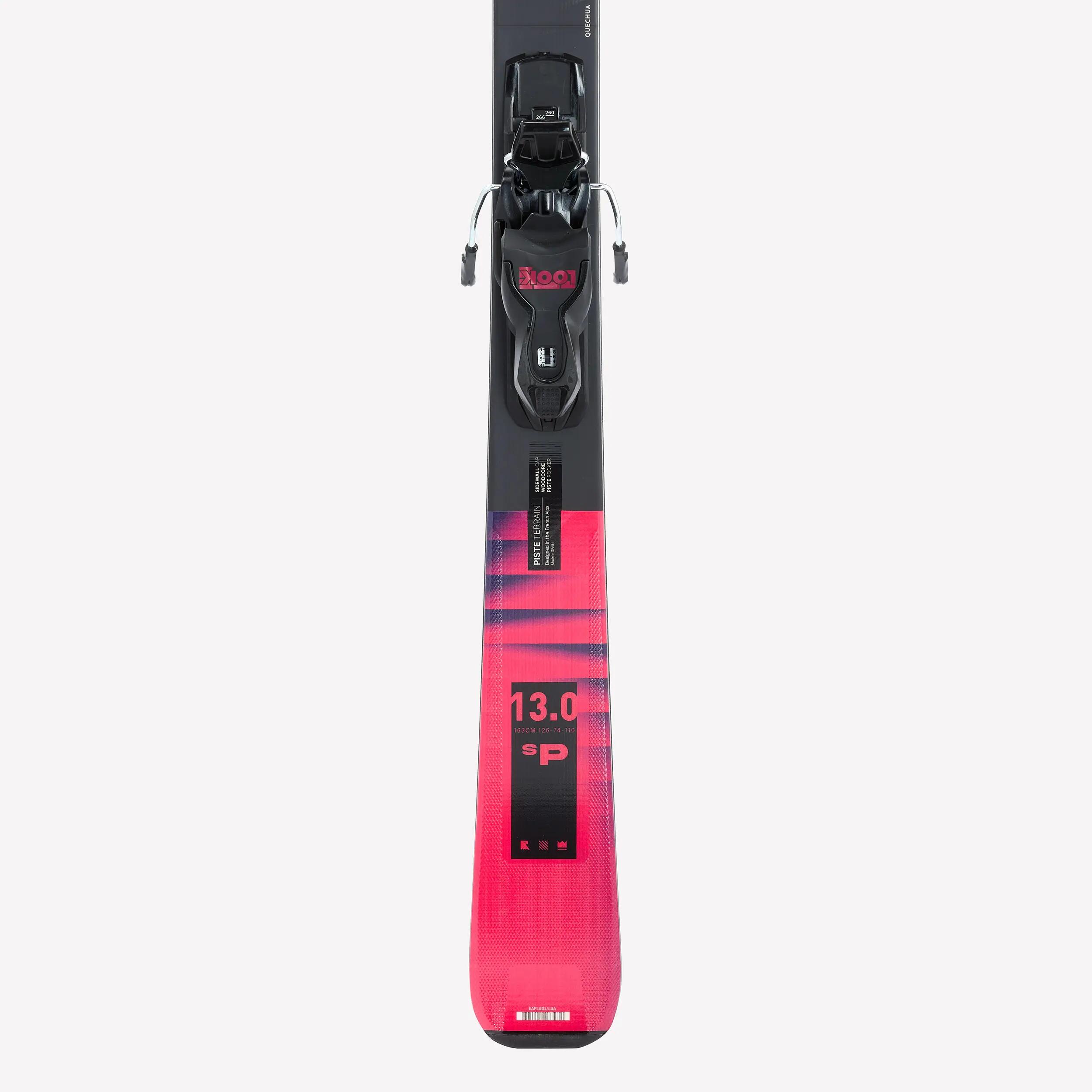 Ski Herren inkl. Bindung Piste - Boost 500 SP rot 7/9