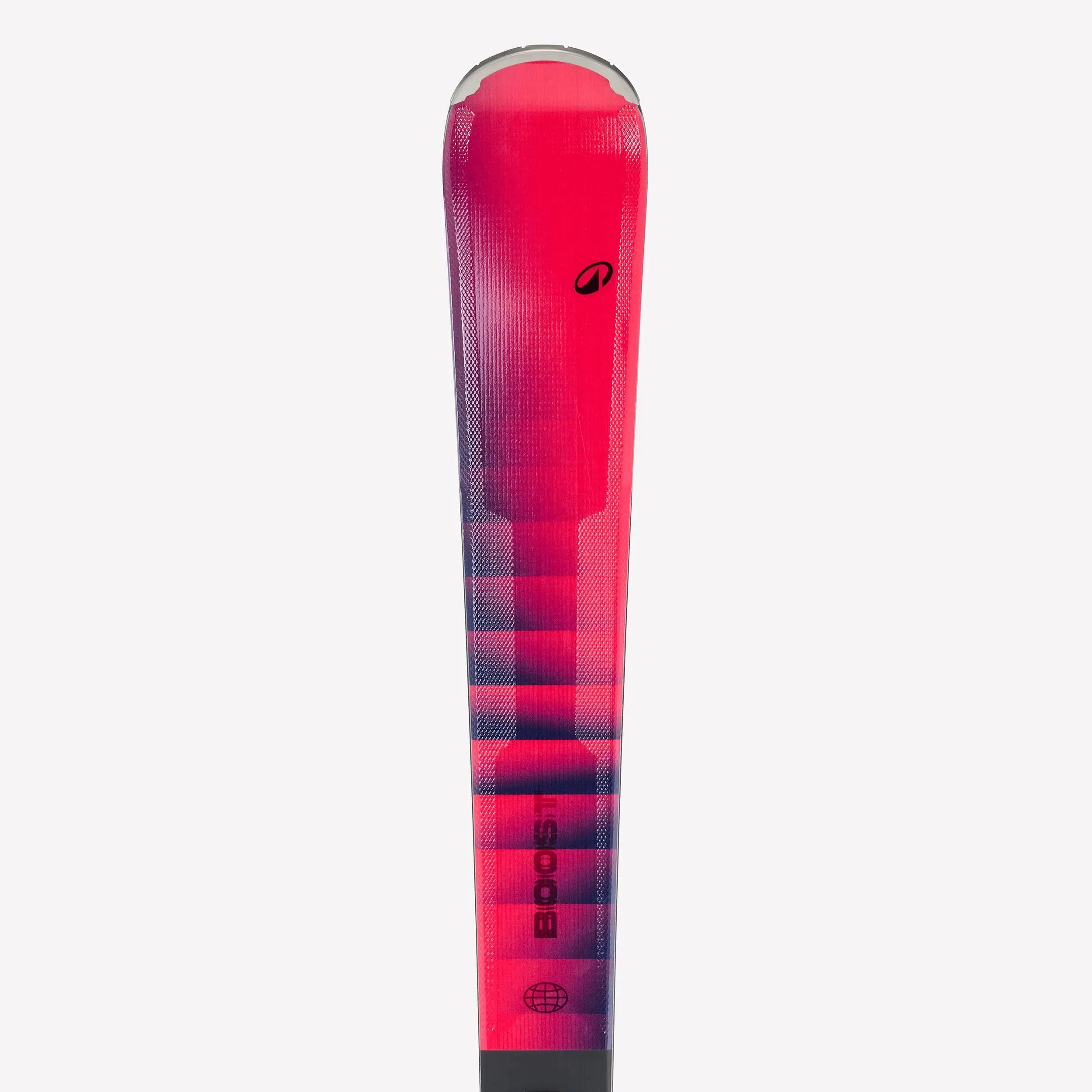 Ski Herren inkl. Bindung Piste - Boost 500 SP rot 6/9