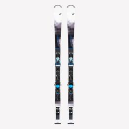 Ski alpin avec fixations homme et femme, Boost 900 R noir et blanc