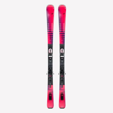 Ski Herren inkl. Bindung Piste - Boost 500 SP rot