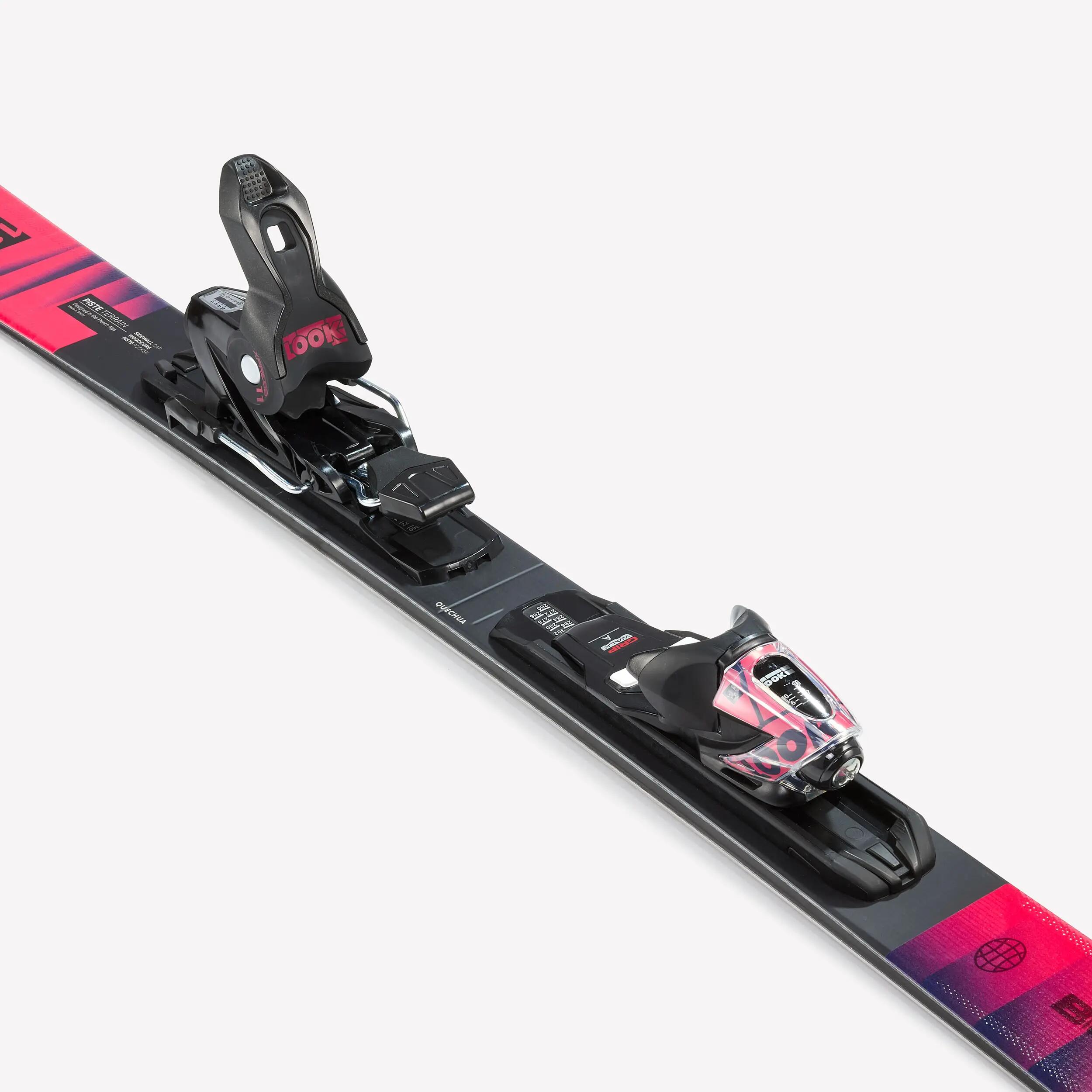 Ski Herren inkl. Bindung Piste - Boost 500 SP rot 8/9