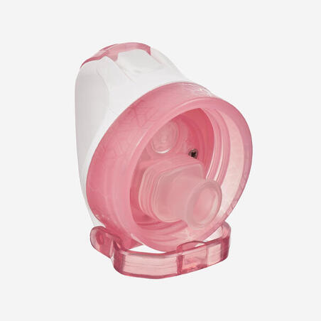 Пляшка алюмінієва 500 для туризму для дітей з соломинкою 0,6 л рожева