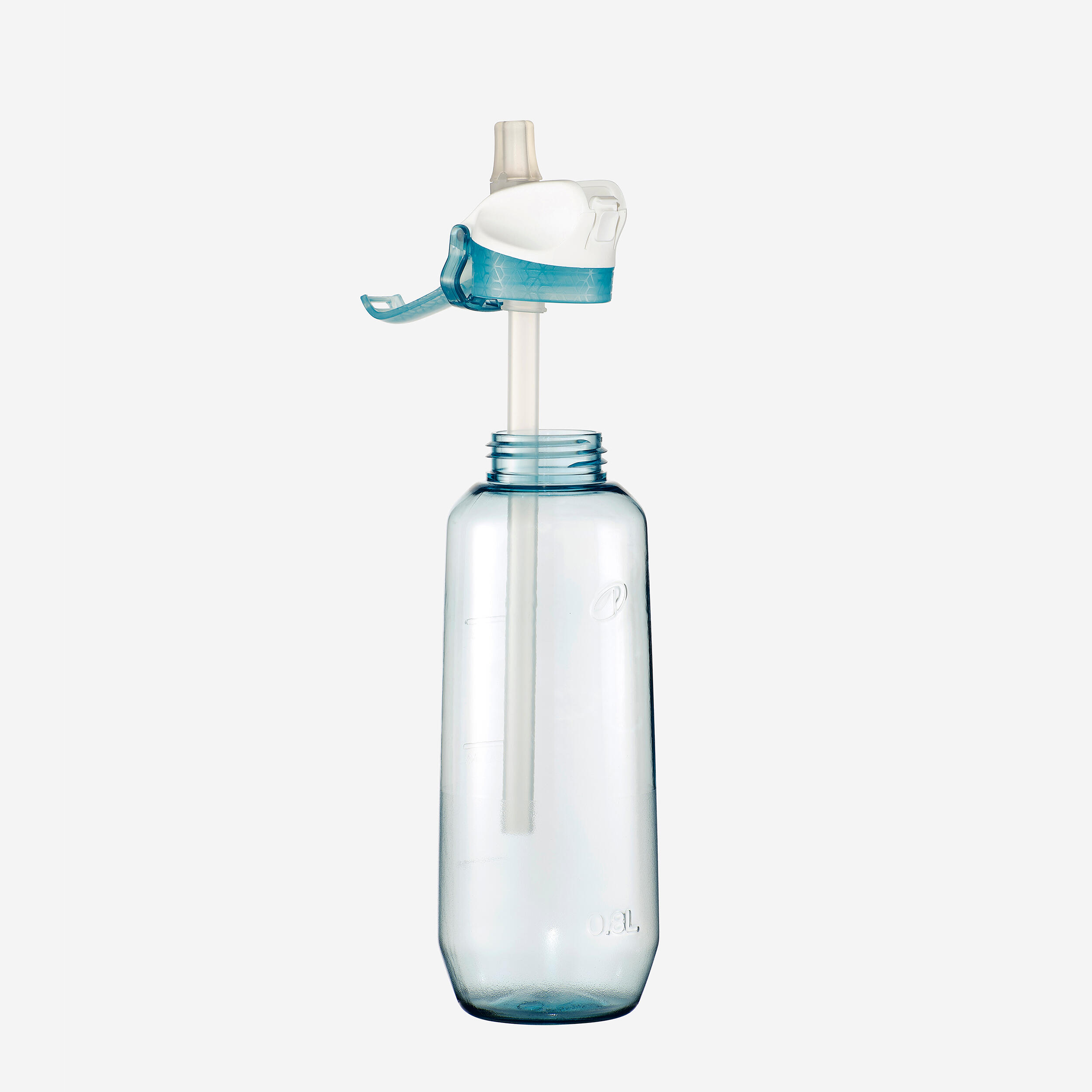 Gourde Ecozen® 0,8L avec bouchon instantané pipette et paille pour la randonnée 4/8