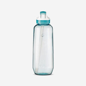 Bidón Ecozen® 0,8L con tapón instantáneo pipeta y pajita para senderismo