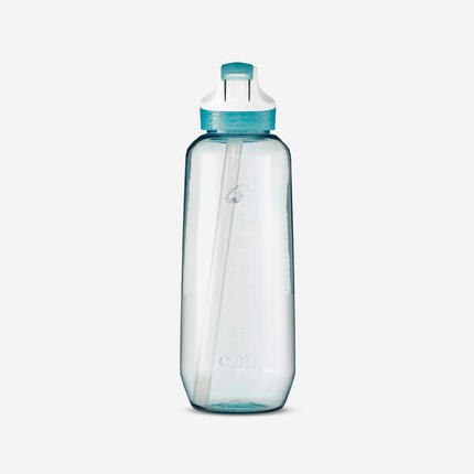 Gourde Ecozen® 0,8L avec bouchon instantané pipette et paille pour la randonnée