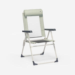 Silla de camping reclinable, plegable y cómoda
