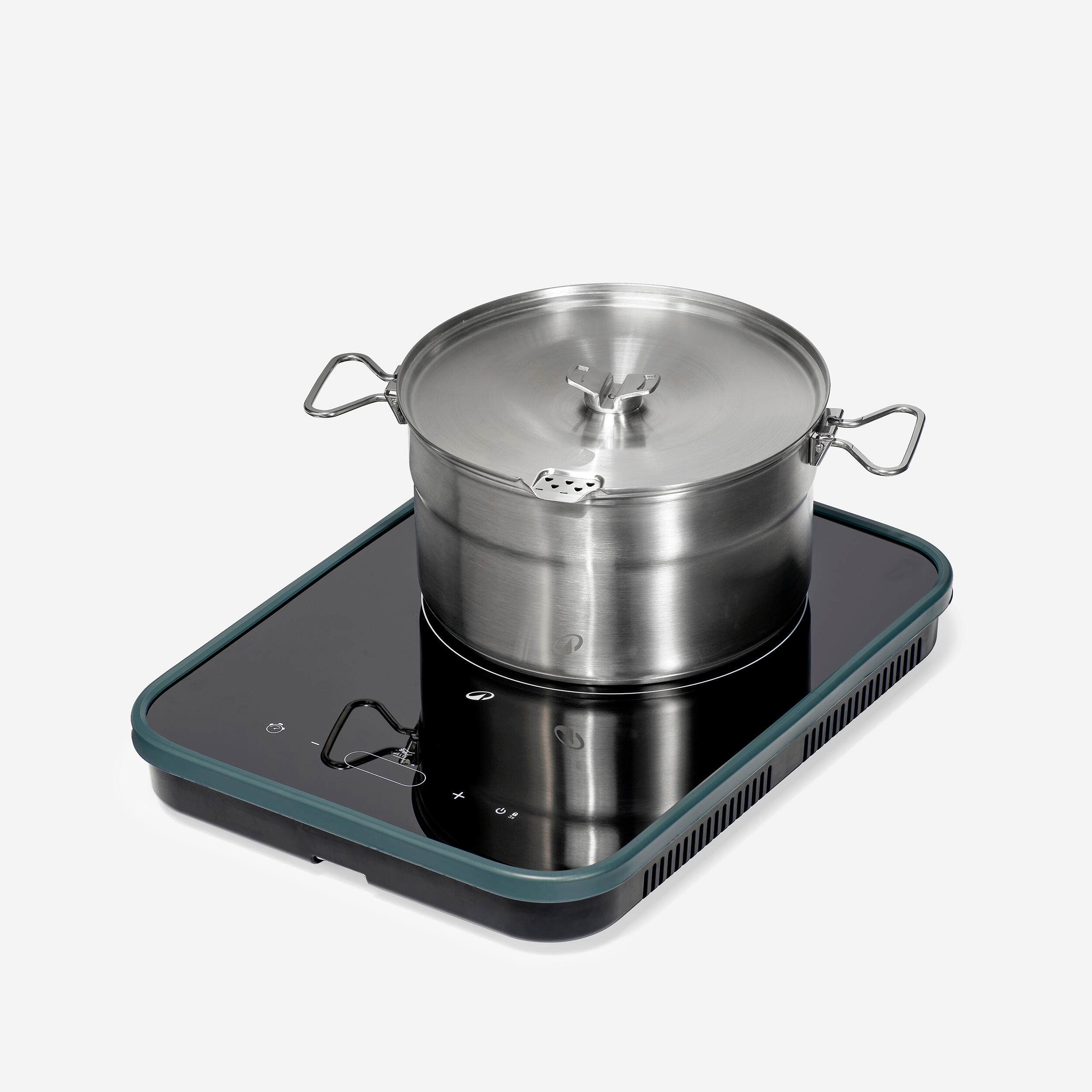 Réchaud électrique 500 de camping 1800W à induction, plaque de cuisson 3/7