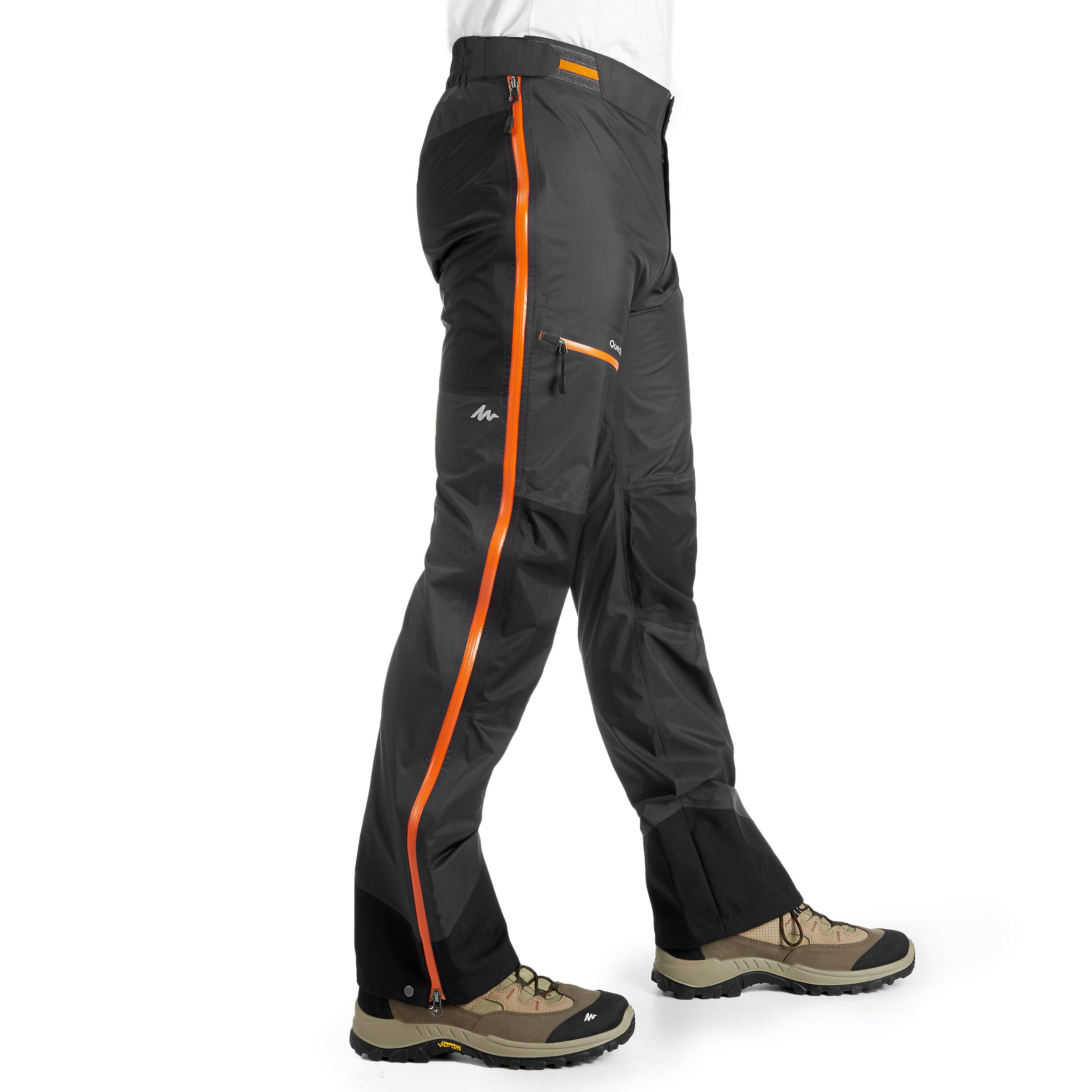 Sobrepantalón lluvia travesía Forclaz 900 hombre negro  6/22