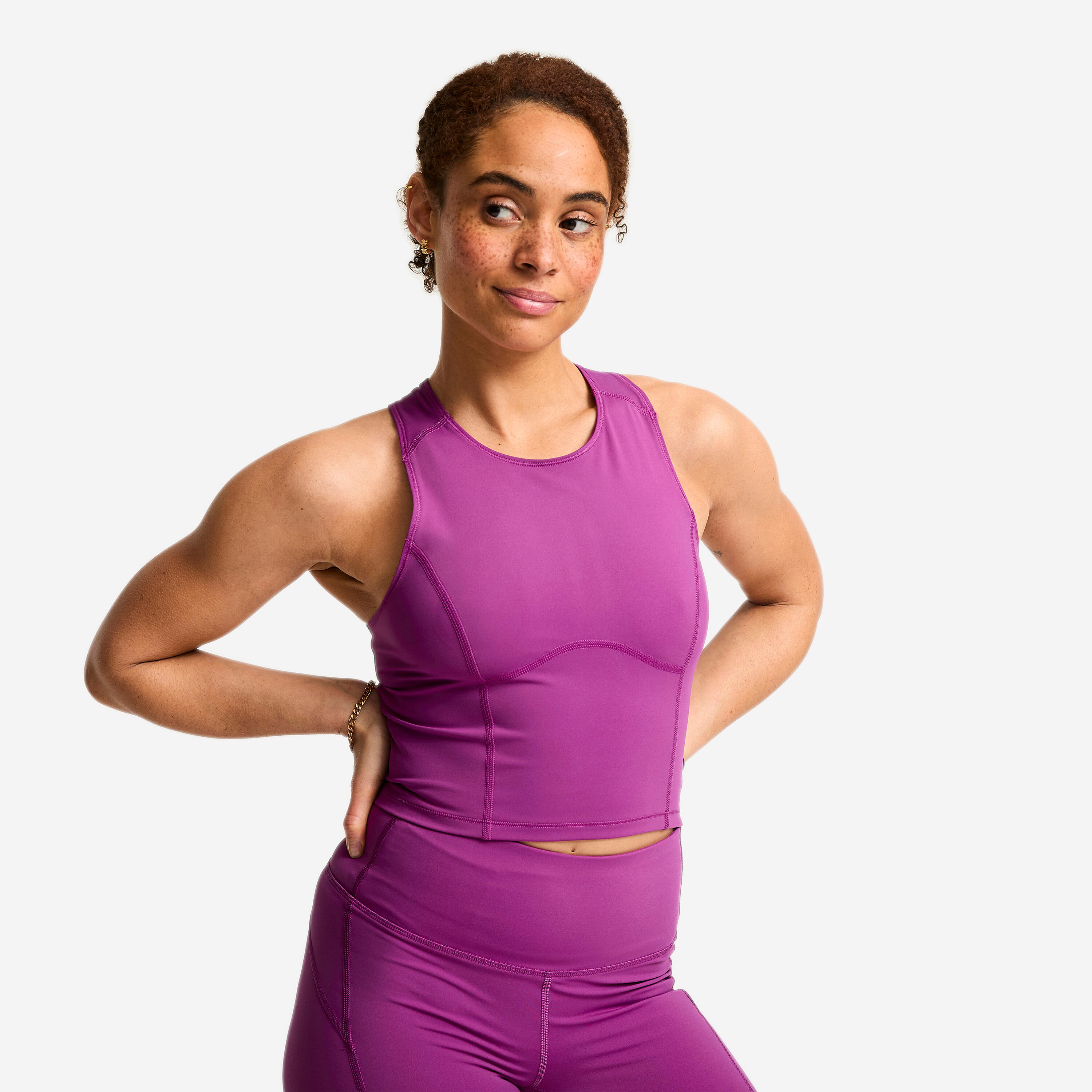 Camisole de sport courte femme 6/11