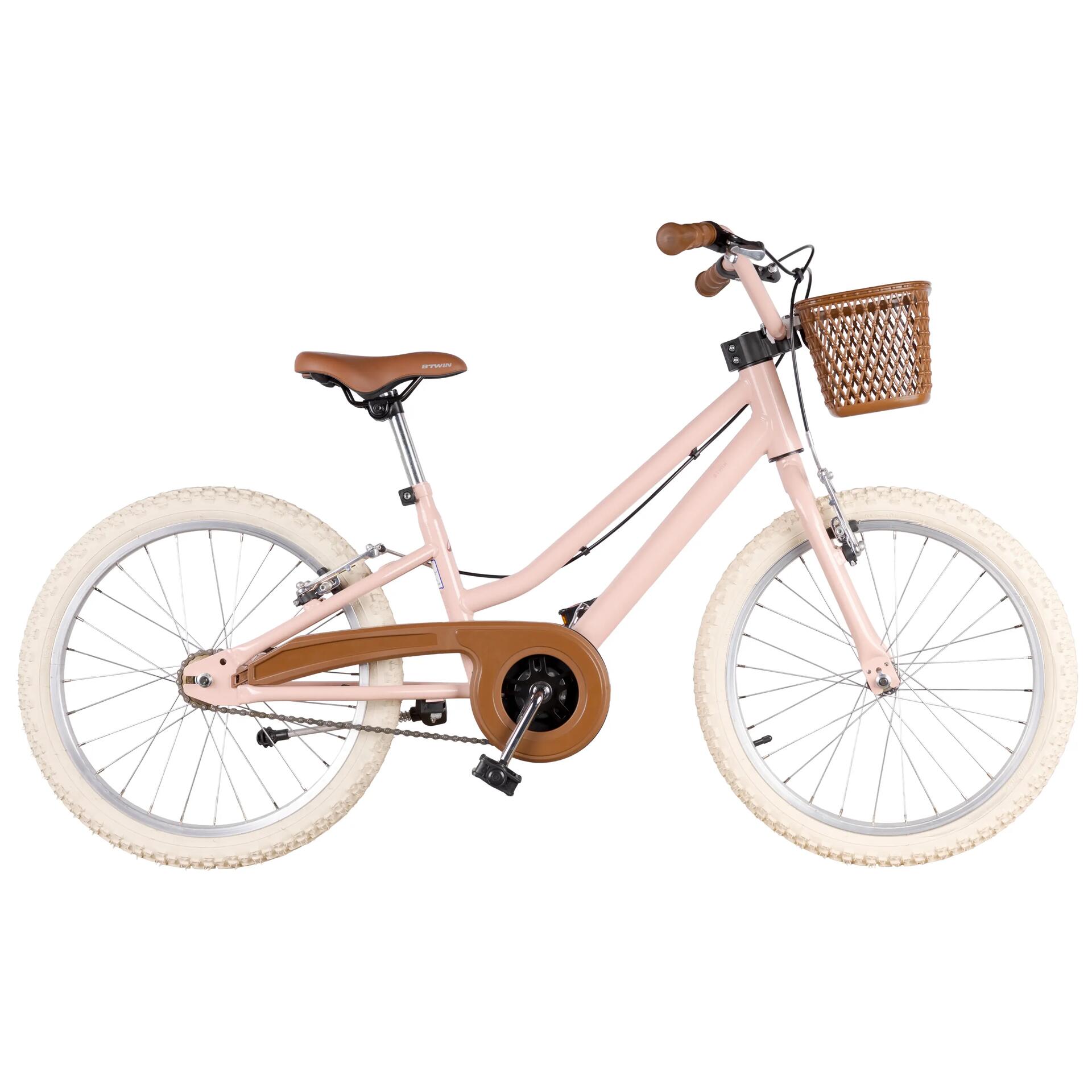 Bicicleta Infantil de Ciclismo Aro 20 Riverside 100 Btwin Rosa