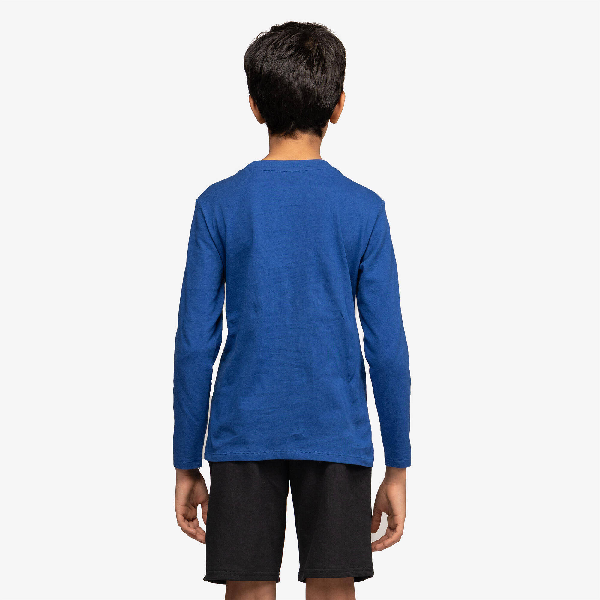 Long-Sleeved T-Shirt 500 - Deep Blue -  3