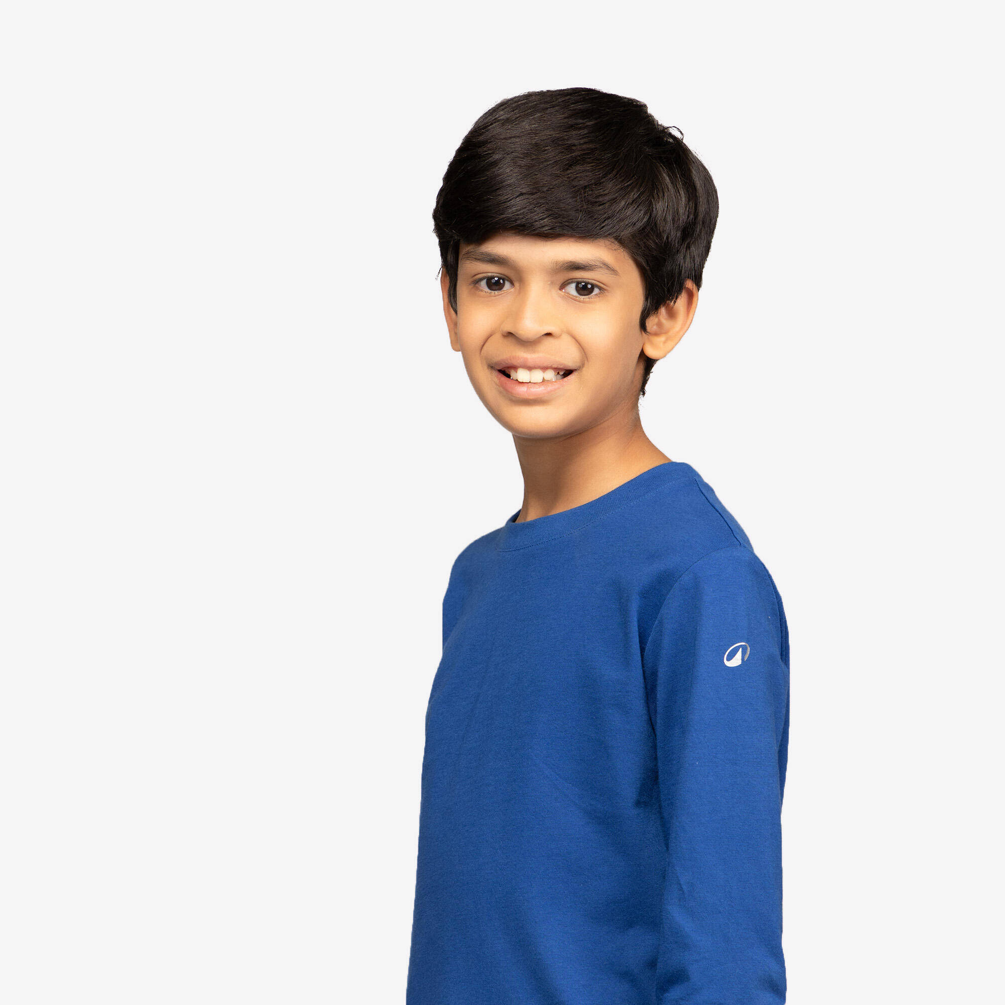 Long-Sleeved T-Shirt 500 - Deep Blue -  2
