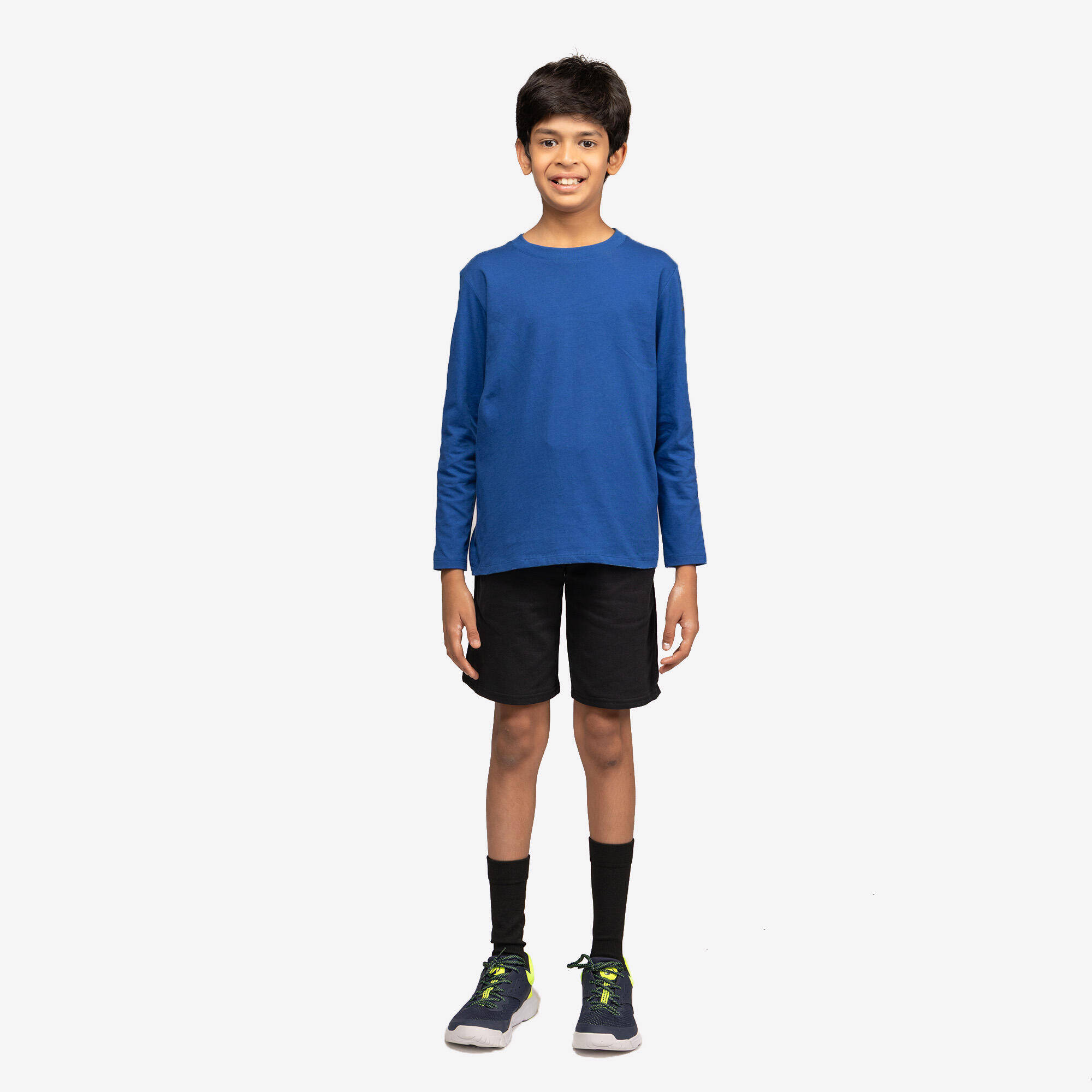 Long-Sleeved T-Shirt 500 - Deep Blue -  4