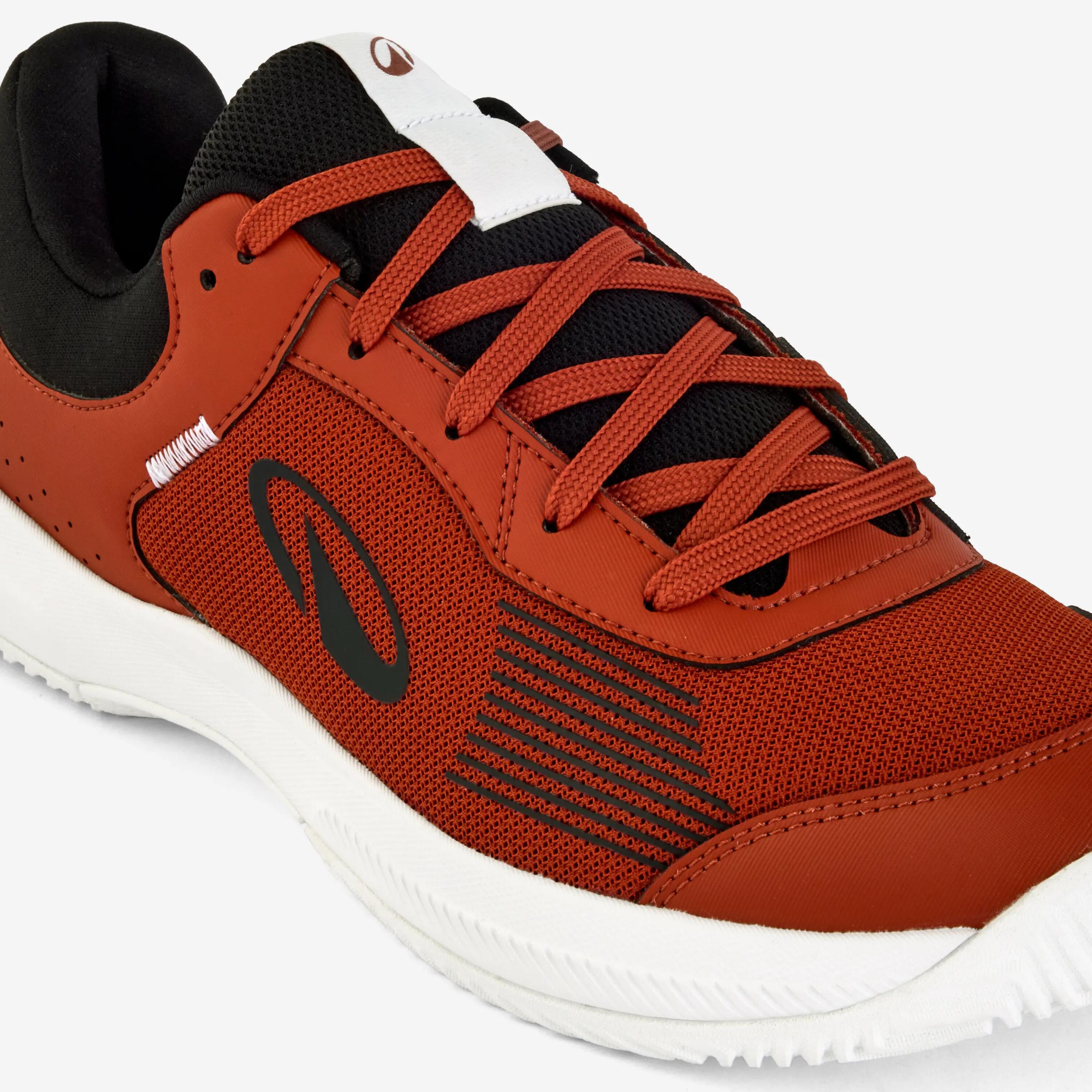 Herenschoenen voor tennis, padel en pickleball Comfort Lite terracotta 3/5