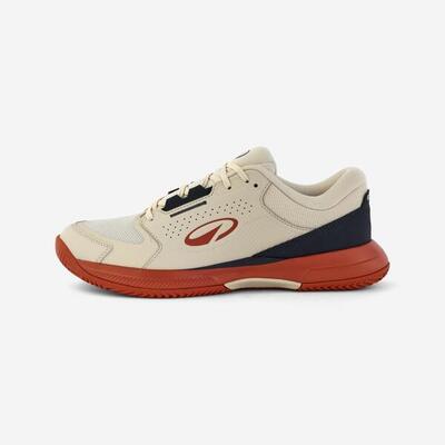 Scarpe tennis adulto COMFORT terra battuta beige