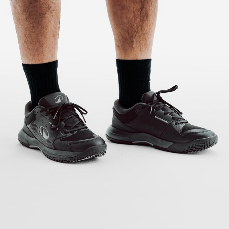 Încălțăminte de tenis pentru orice suprafață, adulți, Comfort negru