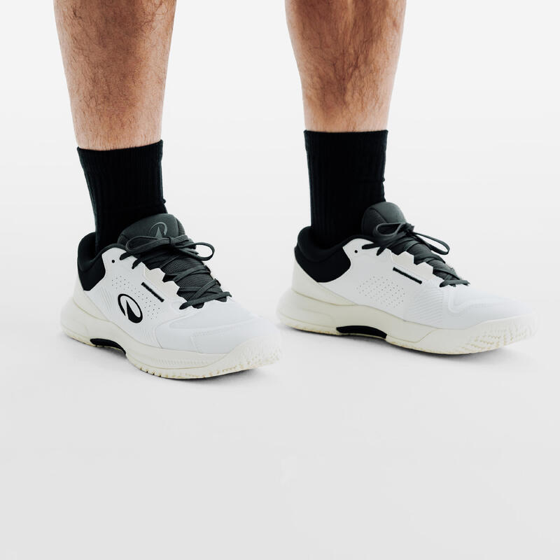 Încălțăminte de tenis orice suprafață, Comfort alb, adulți