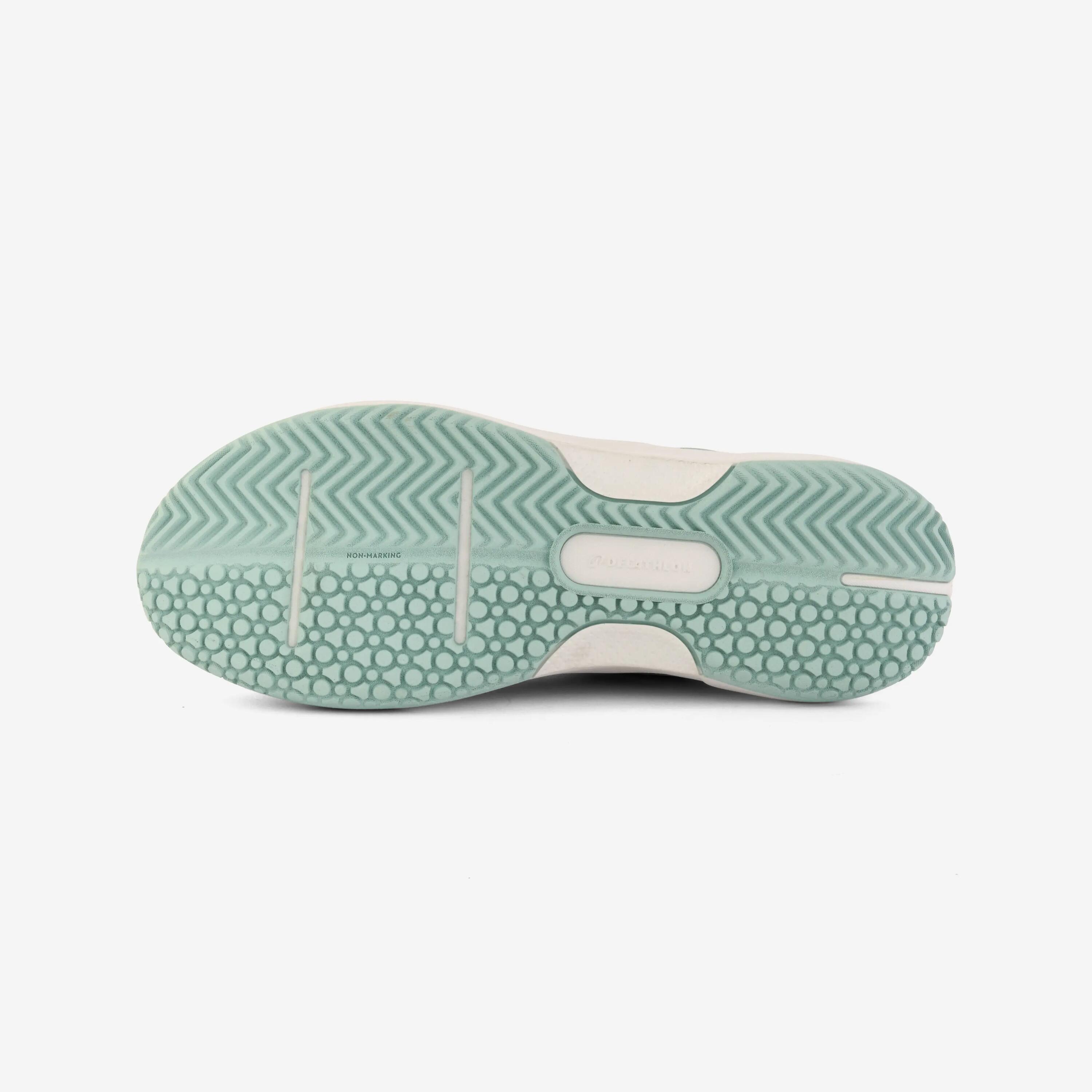 Calçado de Padel, Ténis e Pickleball Comfort Lite Mulher Verde 3/5