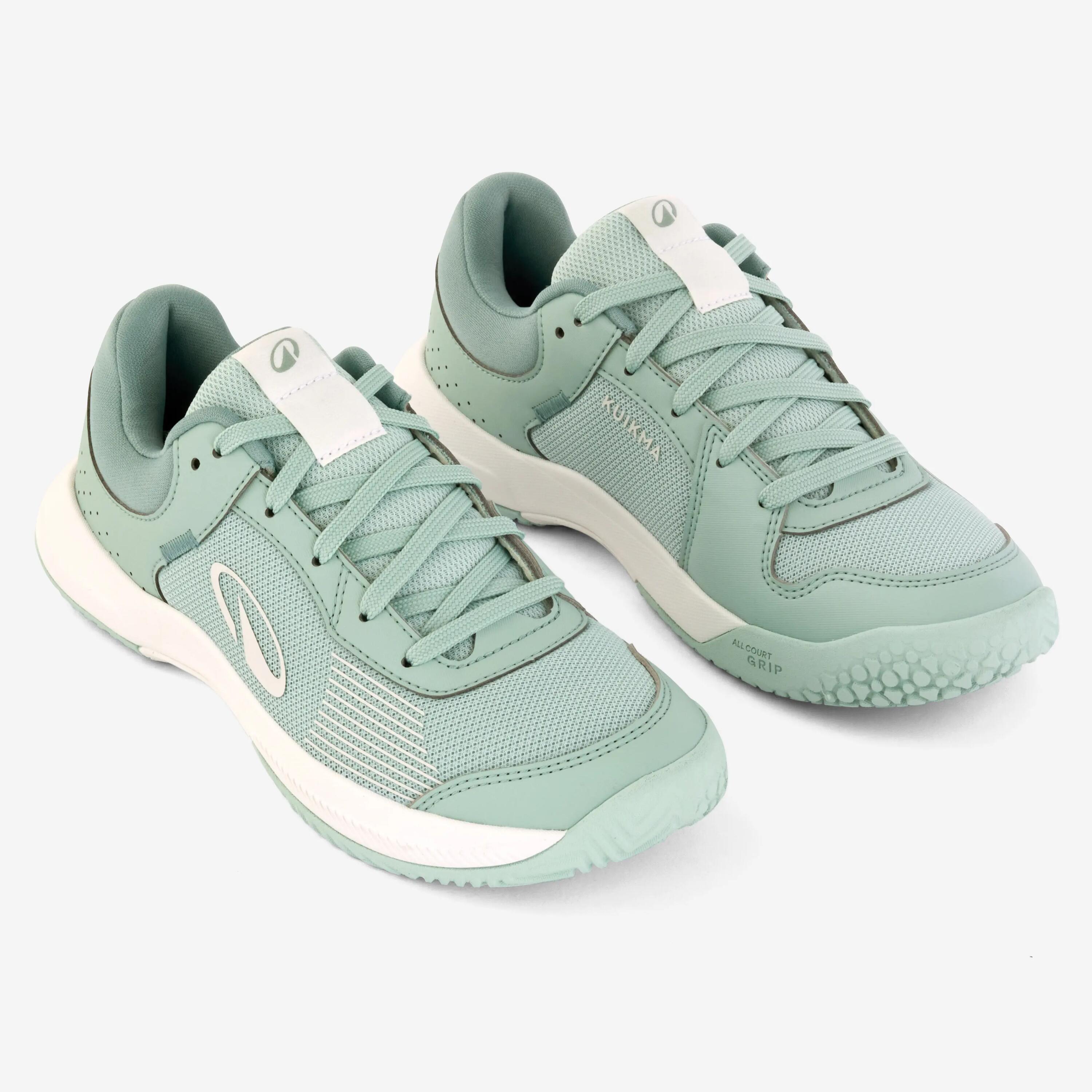 Calçado de Padel, Ténis e Pickleball Comfort Lite Mulher Verde 4/5