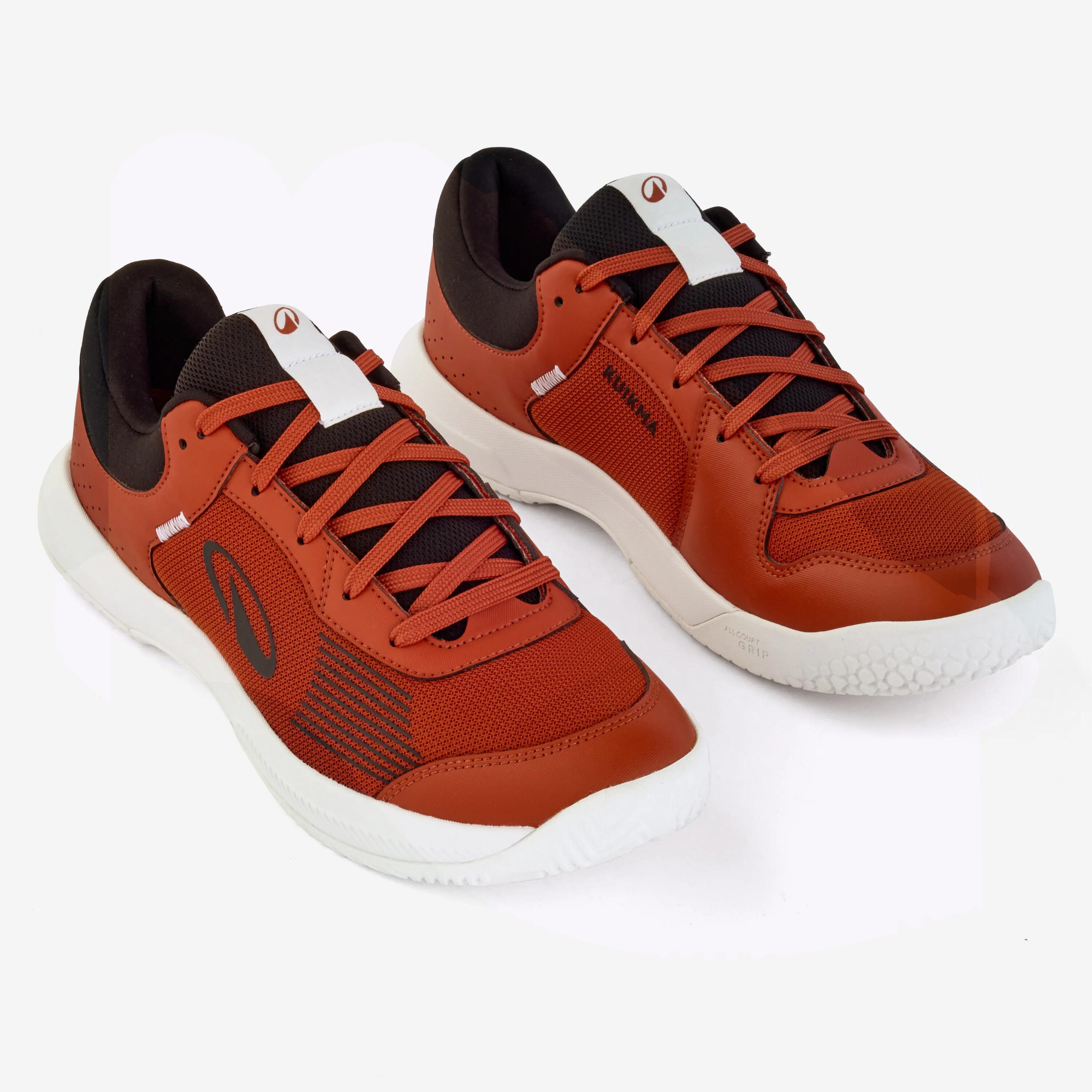 Herenschoenen voor tennis, padel en pickleball Comfort Lite terracotta 2/5