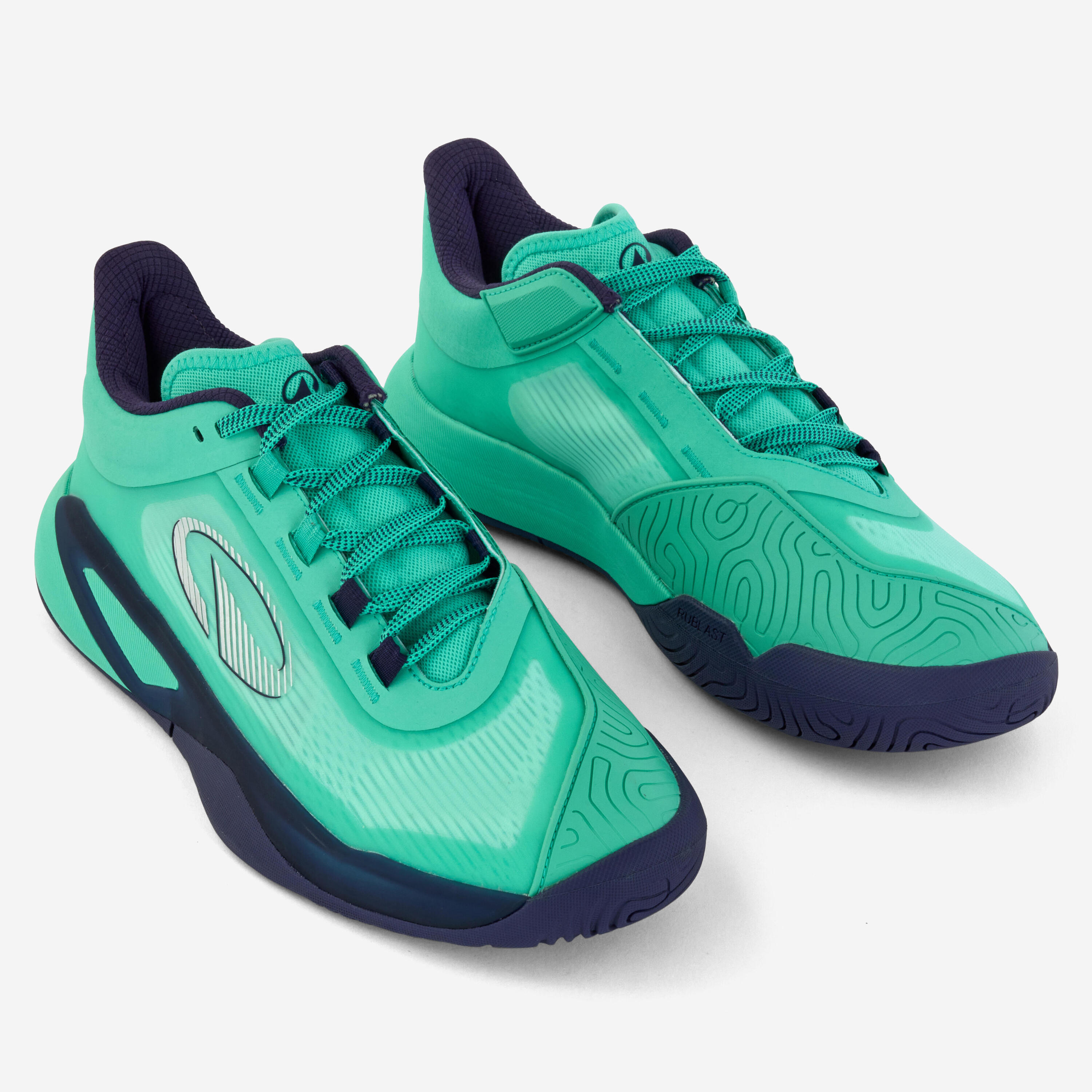 Chaussures de tennis multicourt résistantes homme, Unrupt pro vert 4/5