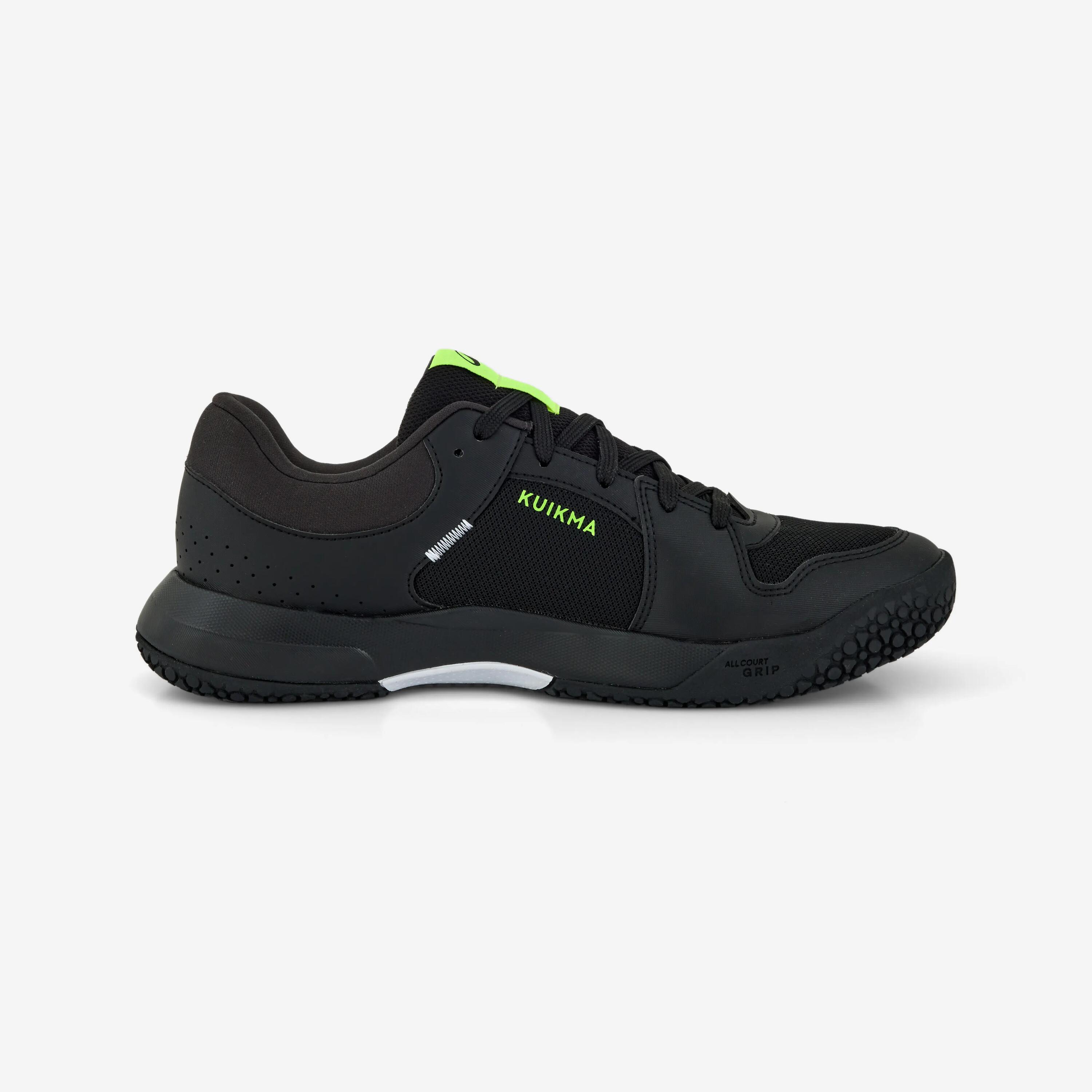 Zapatillas de pádel, tenis y pickleball hombre, Comfort Lite negro amarillo 2/6