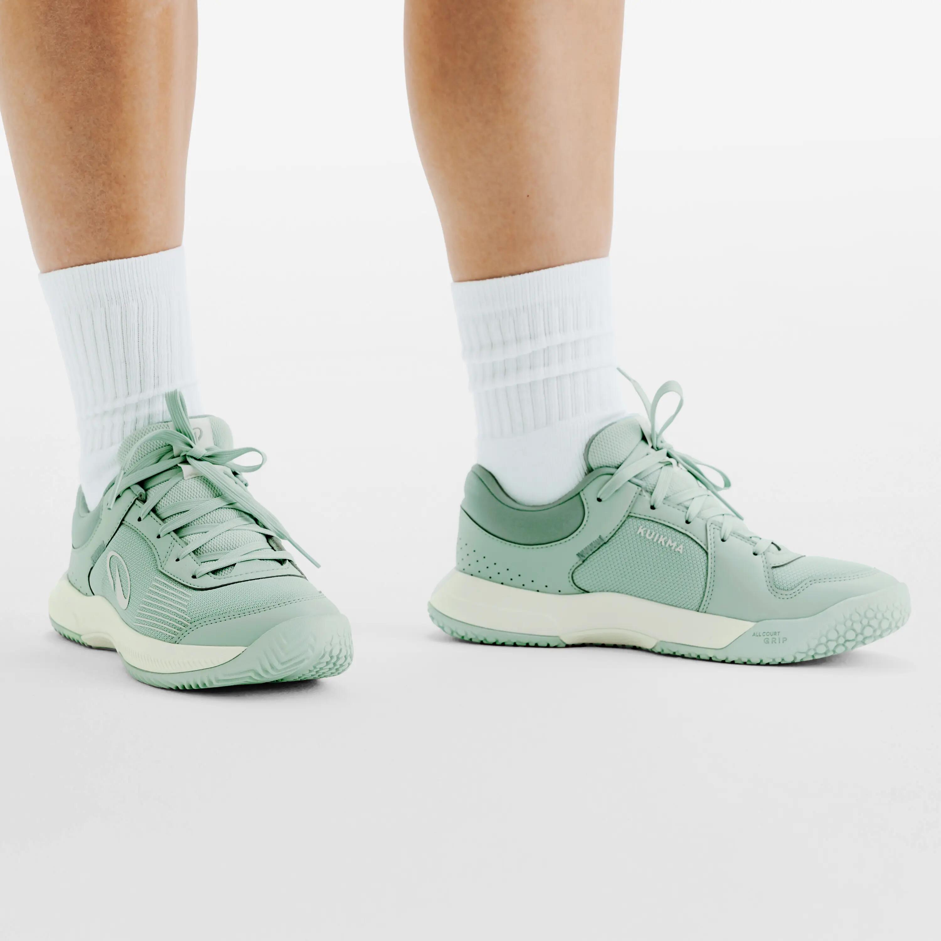Calçado de Padel, Ténis e Pickleball Comfort Lite Mulher Verde 5/5