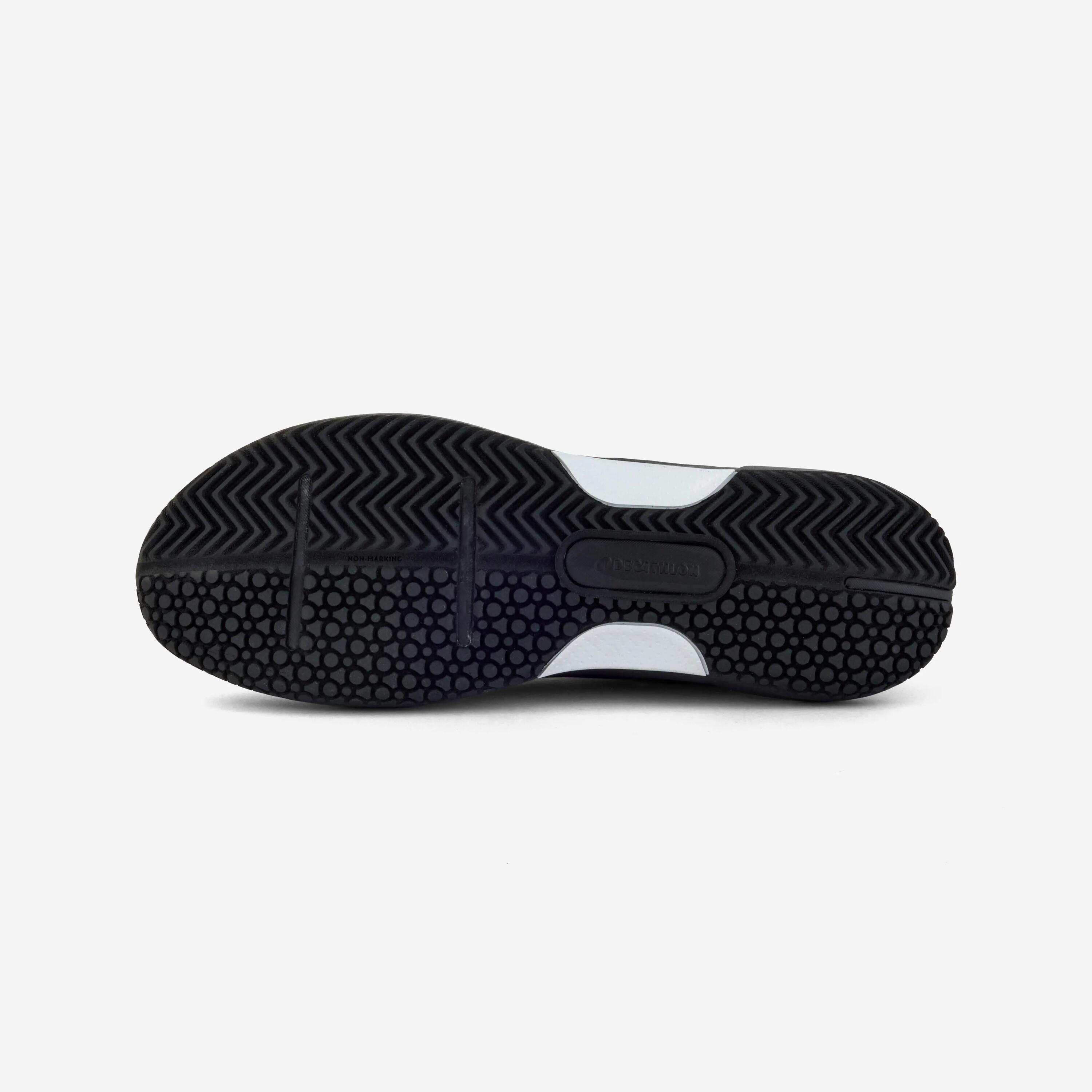 Zapatillas de pádel, tenis y pickleball hombre, Comfort Lite negro amarillo 3/6