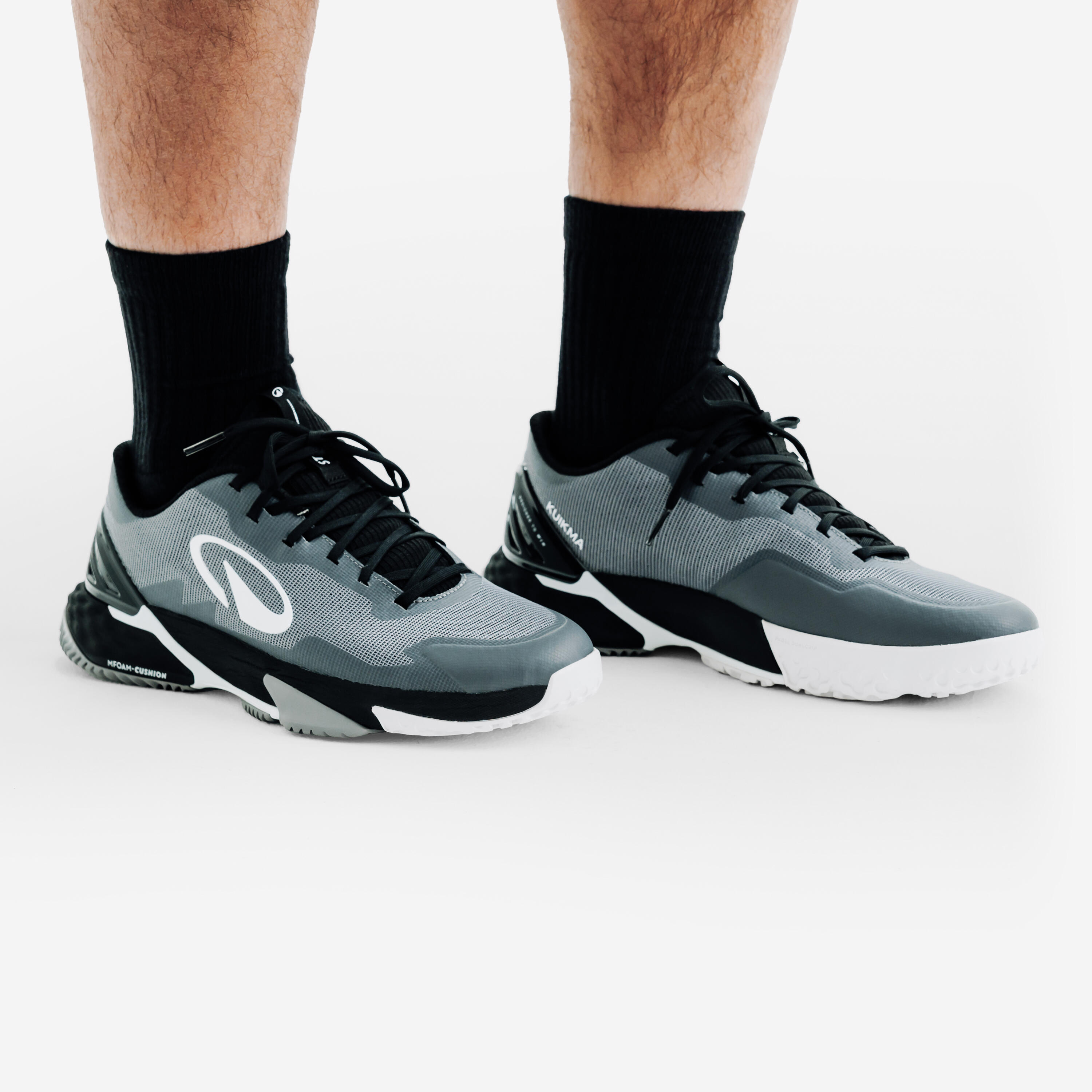 Scarpe padel uomo STAB grigie 3/9
