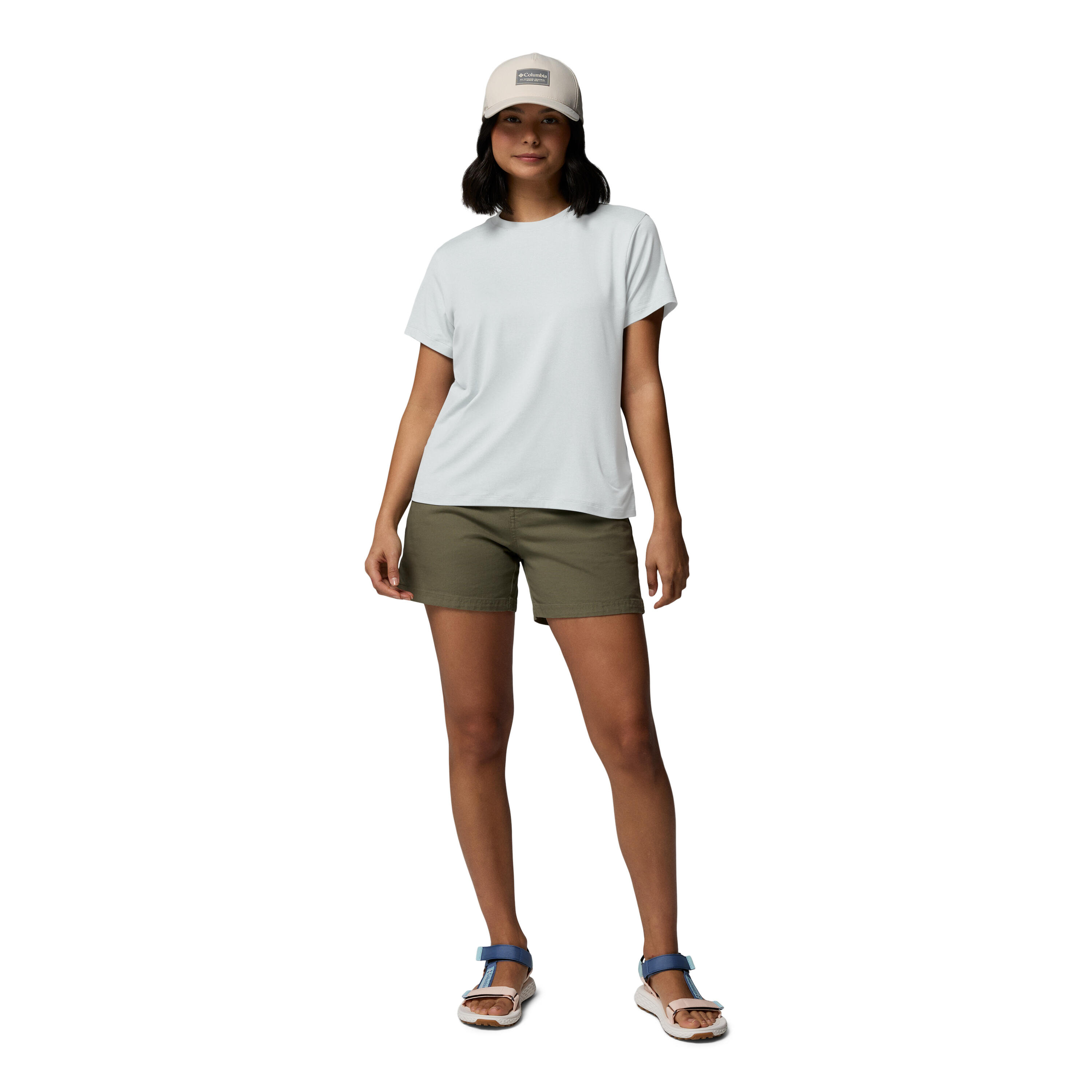 T-shirt Columbia Femme Bl 3/4