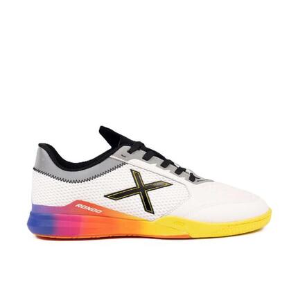 Zapatilla de fútbol sala MUNICH RONDO Adulto. Blanco