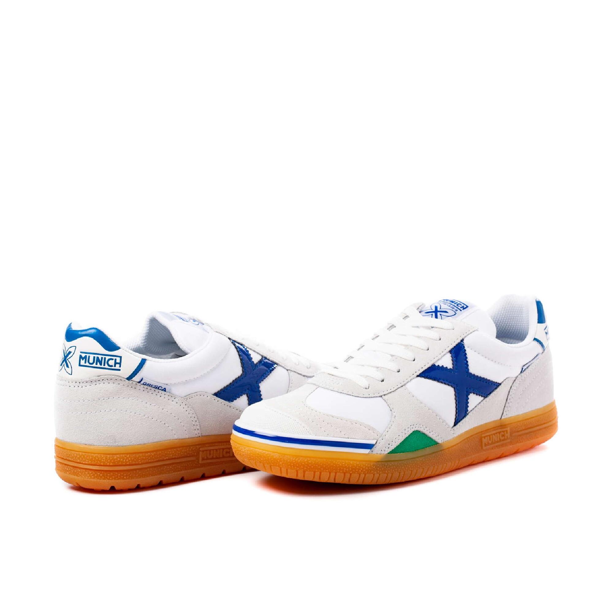 Zapatilla de fútbol sala MUNICH GRESCA Adulto. Gris 4/4