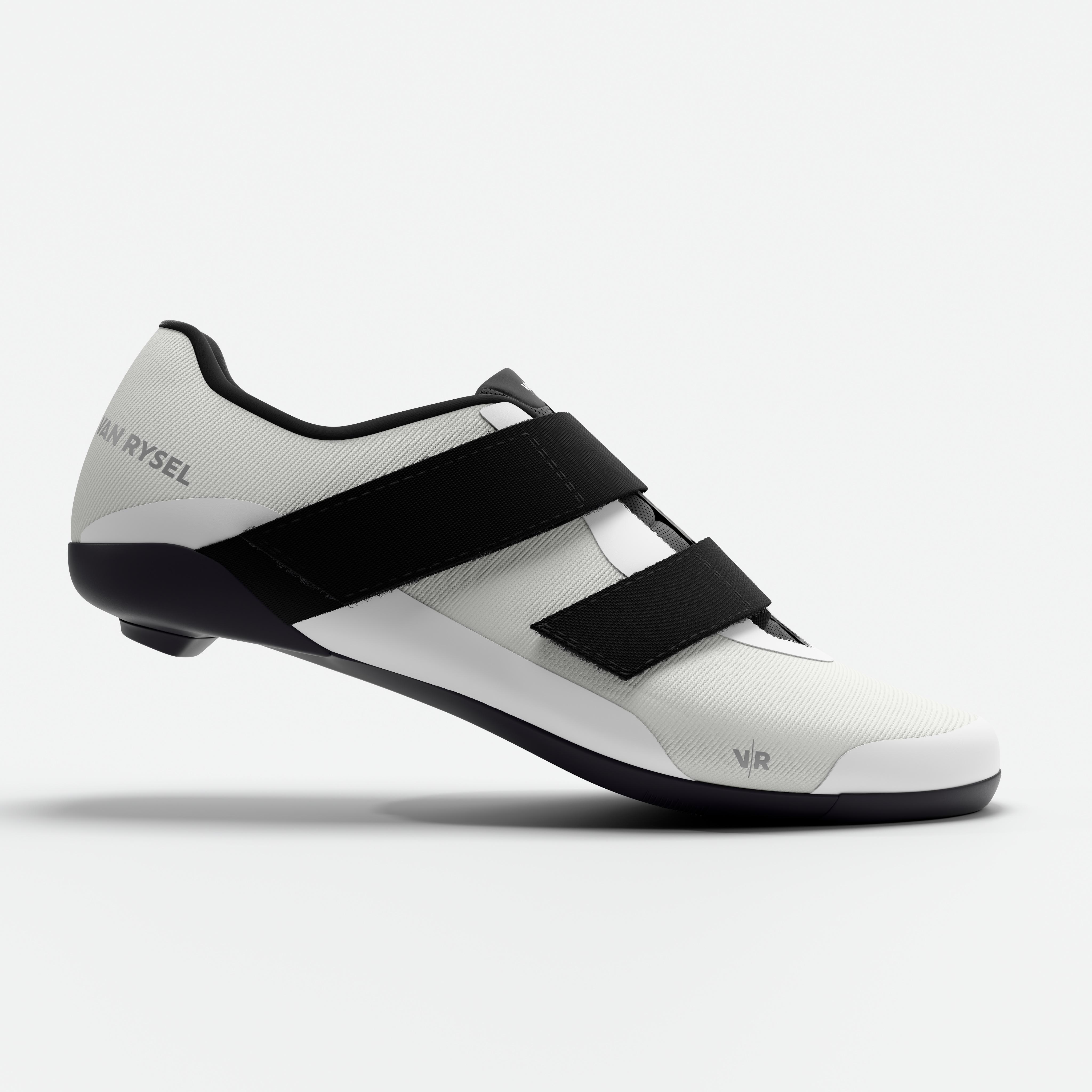 Decathlon UK VAN RYSEL Road Cycling Shoes - Edr Discover White | FREE Click & Collect at Stores and Asda. 365 Days return available.