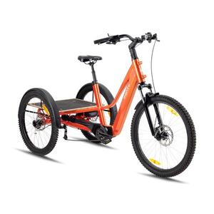Triciclo eléctrico carga trasera motor central Monty offroad ROCKET XC naranjaCD