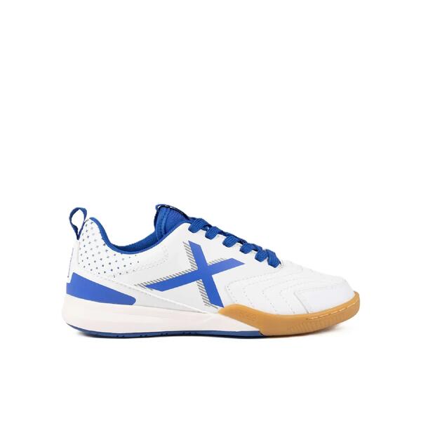 MUNICH Zapatillas fútbol sala MUNICH RONDITO junior. Blanco/azul