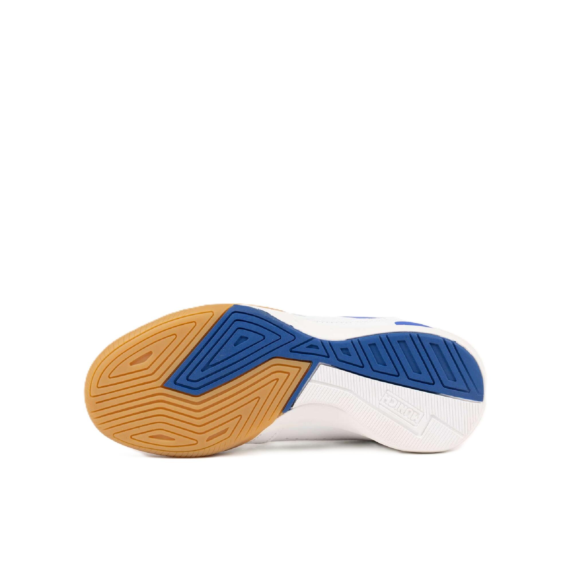 Zapatillas fútbol sala MUNICH RONDITO junior. Blanco/azul 3/6