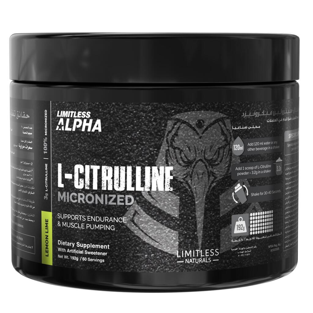 LIMITLESS ALPHA L-CITRULLINE 60 SCOOPS