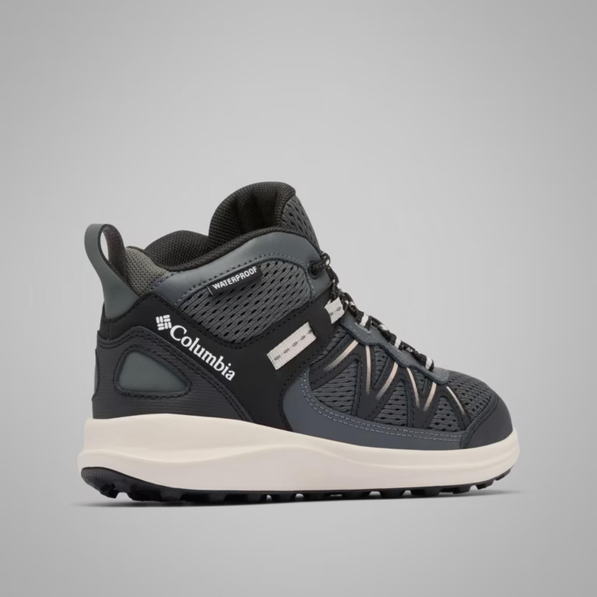 Chaussures impérmeables Columbia Youth Peakfreak mid WP jr Black Grill 4/8