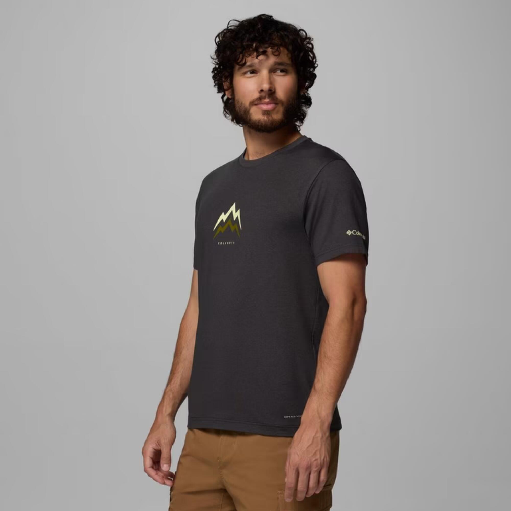 Columbia Parsons Kurzarm-T-Shirt Black für Männer 3/5