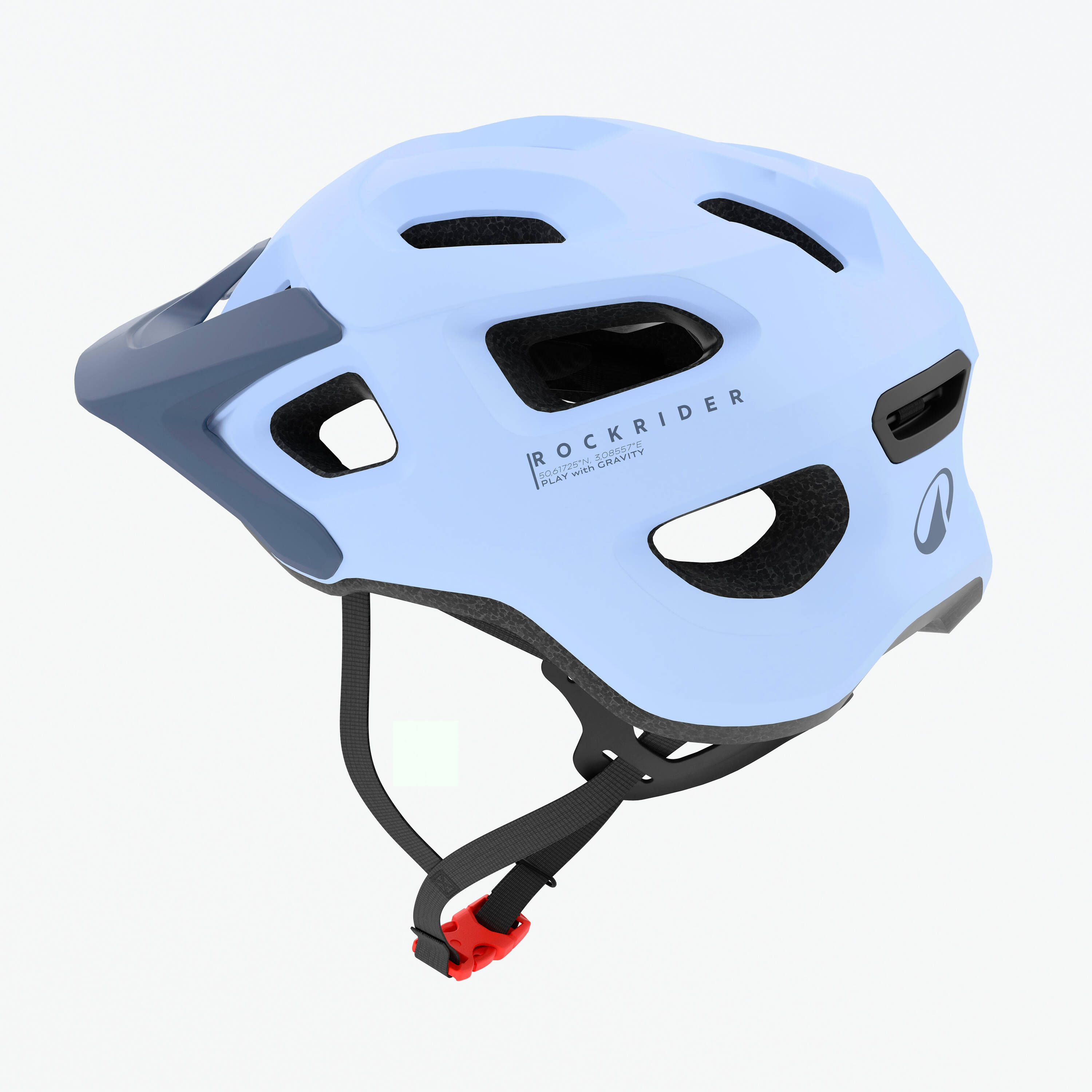 Kids' mtb helmet 52-59 cm, expl 500 blue -  2