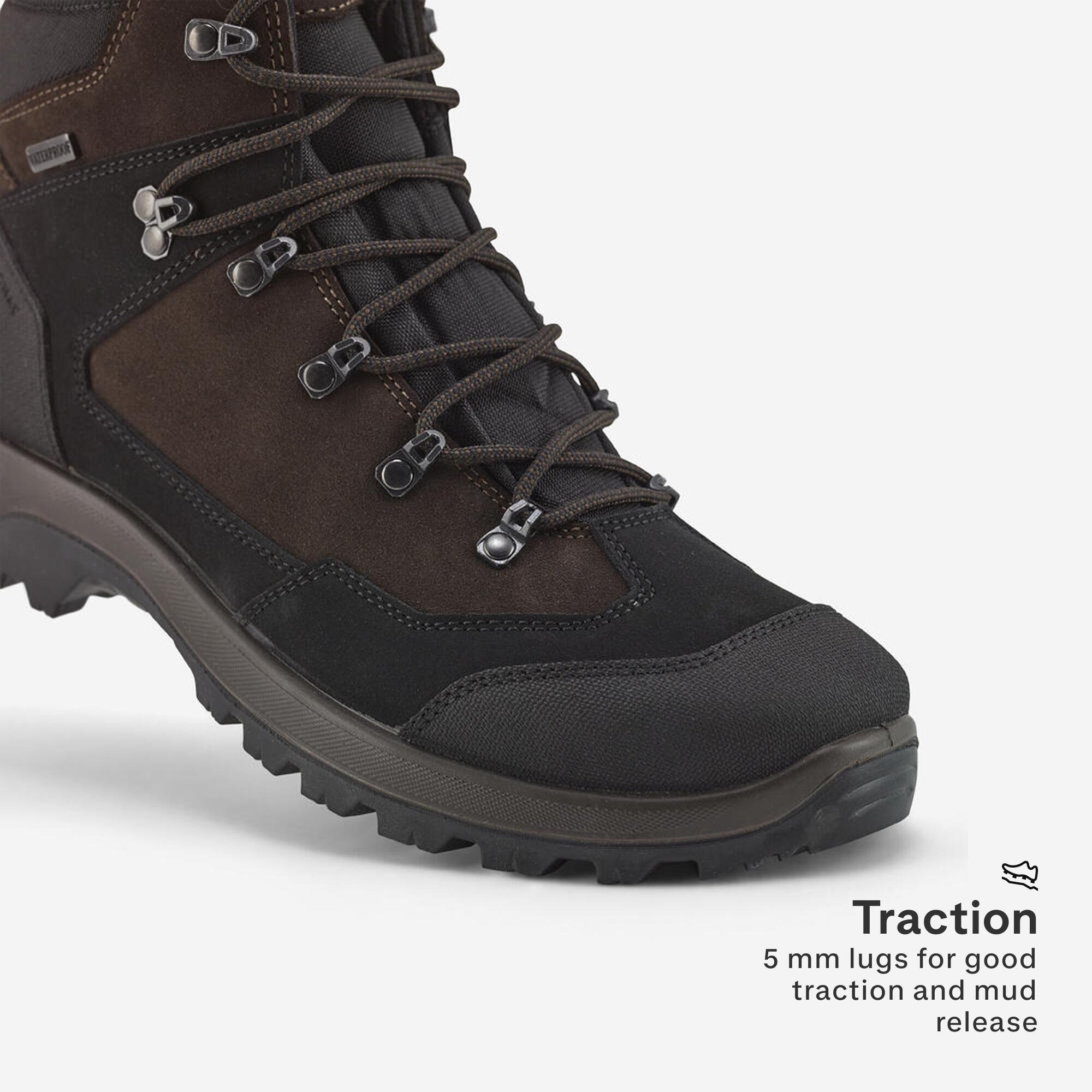 Botas de Caça Impermeáveis resistentes Homem Crosshunt 120 Resist Castanho 9/24