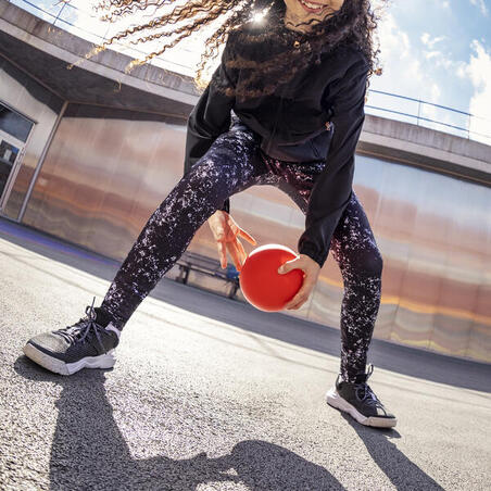 Легінси спортивні S500 для дівчат чорні