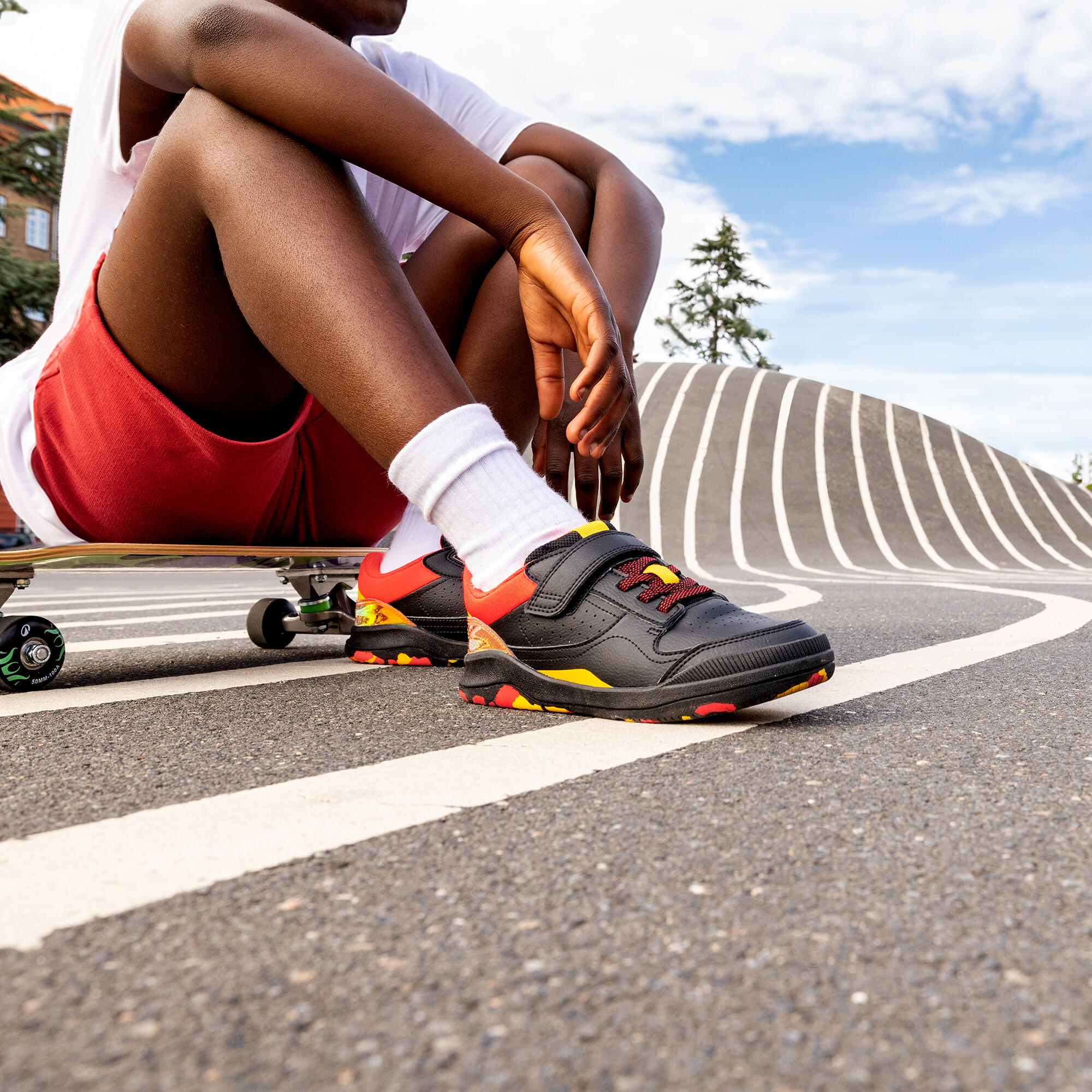 Kids' Lace-Up/Hook and Loop Shoes, Playventure Yard - DECATHLON