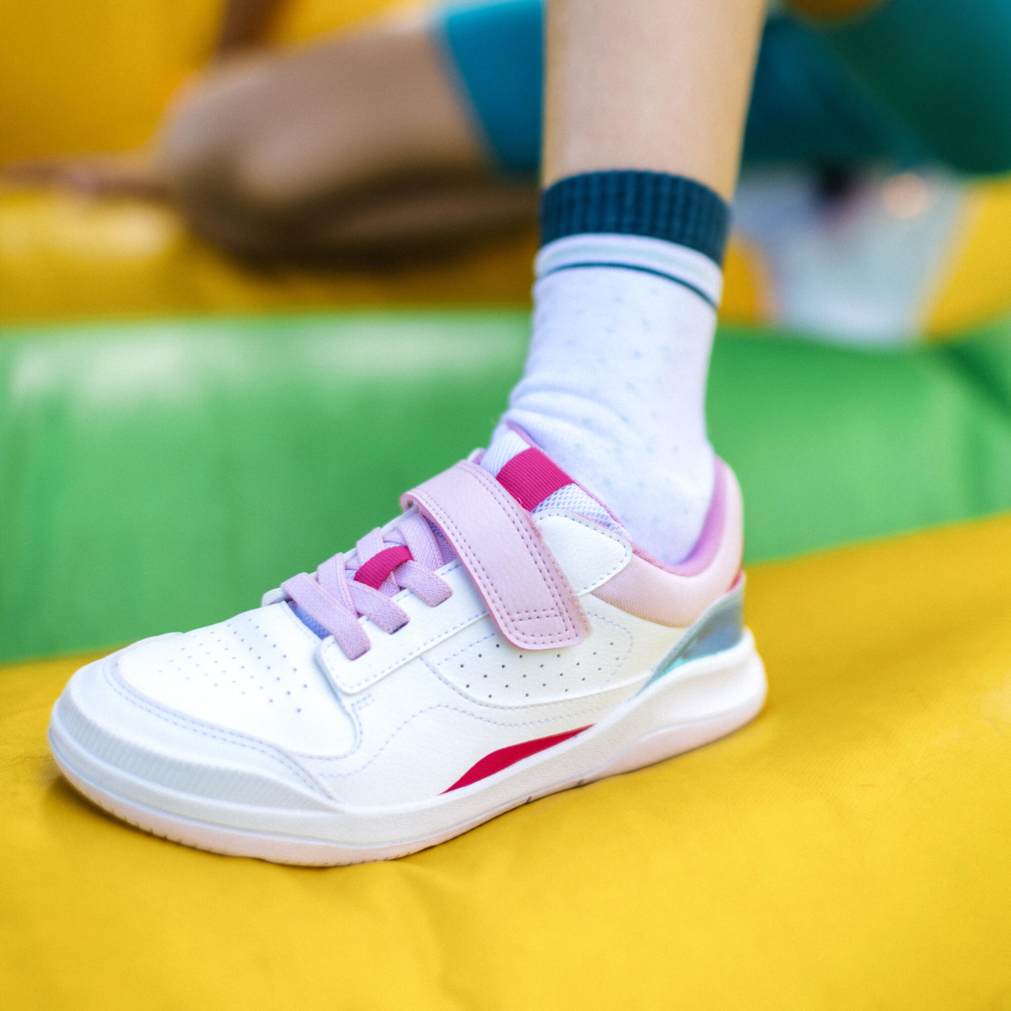 Chaussures à lacets et bande autoagrippante enfant, Playventure yard 6/10