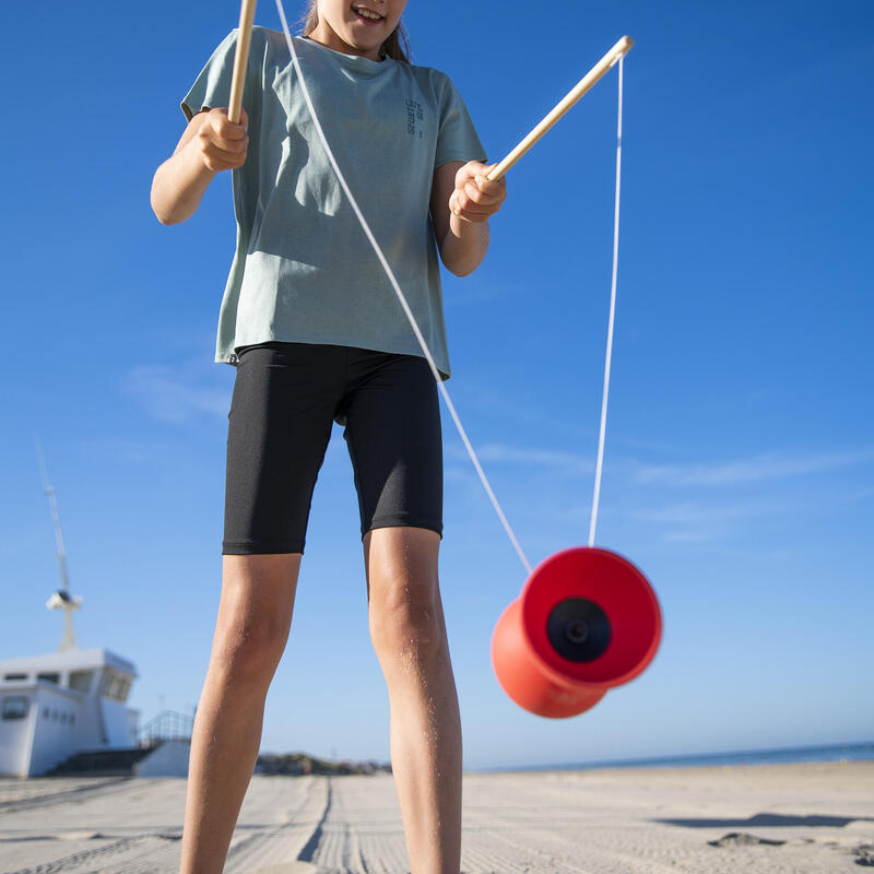DIABOLO 100 ROȘU + BEȚE DIN LEMN  