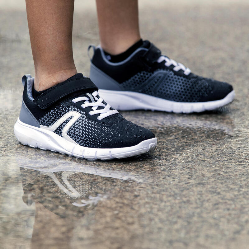 Çocuk Siyah Cırt Cırtlı Spor Ayakkabı Soft 140