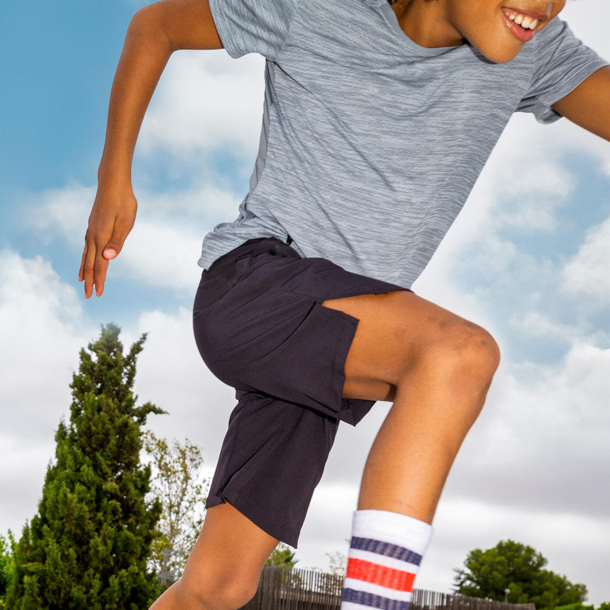 Kids' Breathable Multisport Shorts - DECATHLON