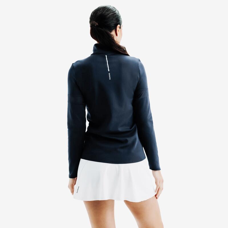 Kadın Uzun Kollu Termal Tenis Tişörtü - Mavi - TH 900